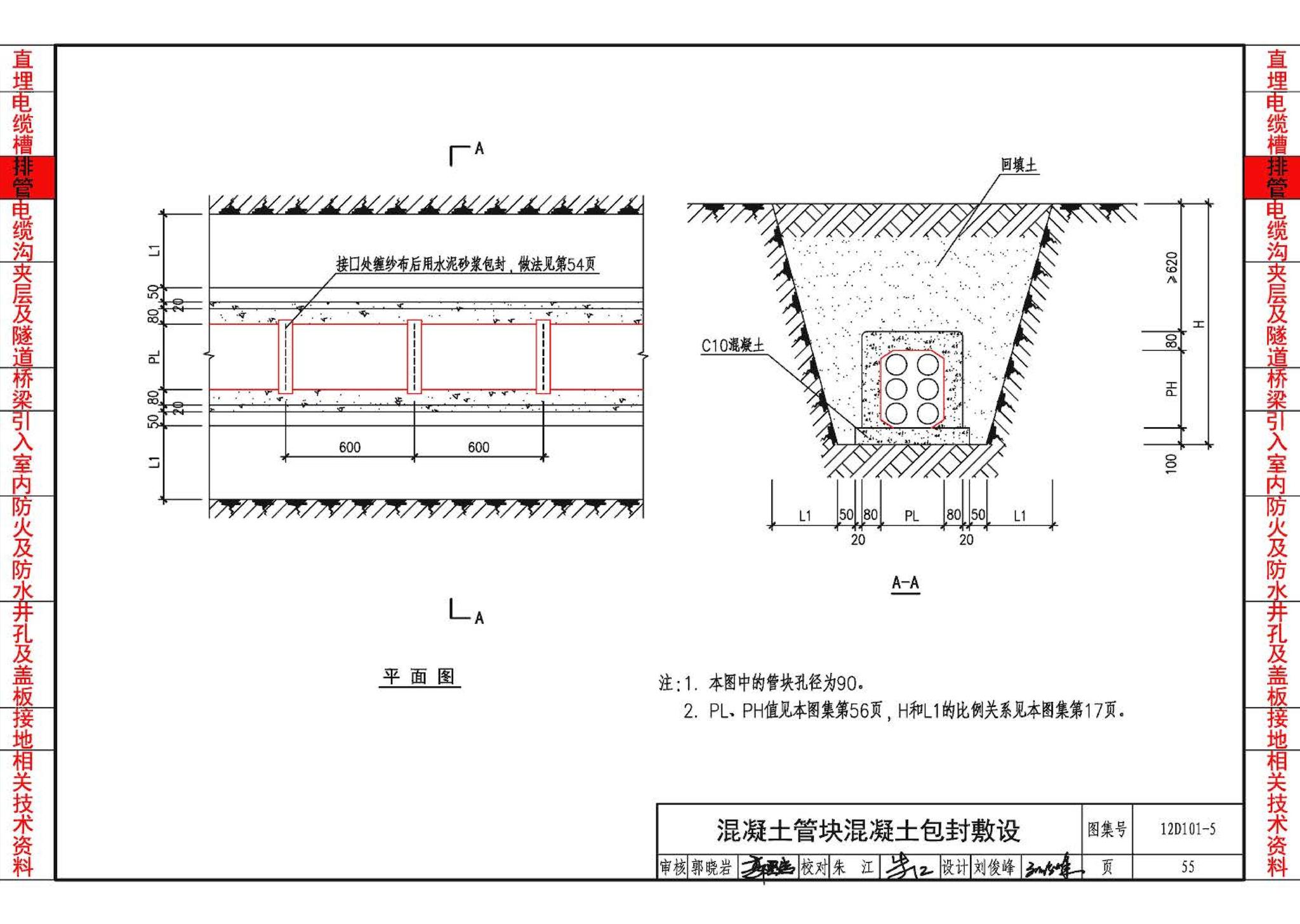 12D101-5--110kV及以下电缆敷设