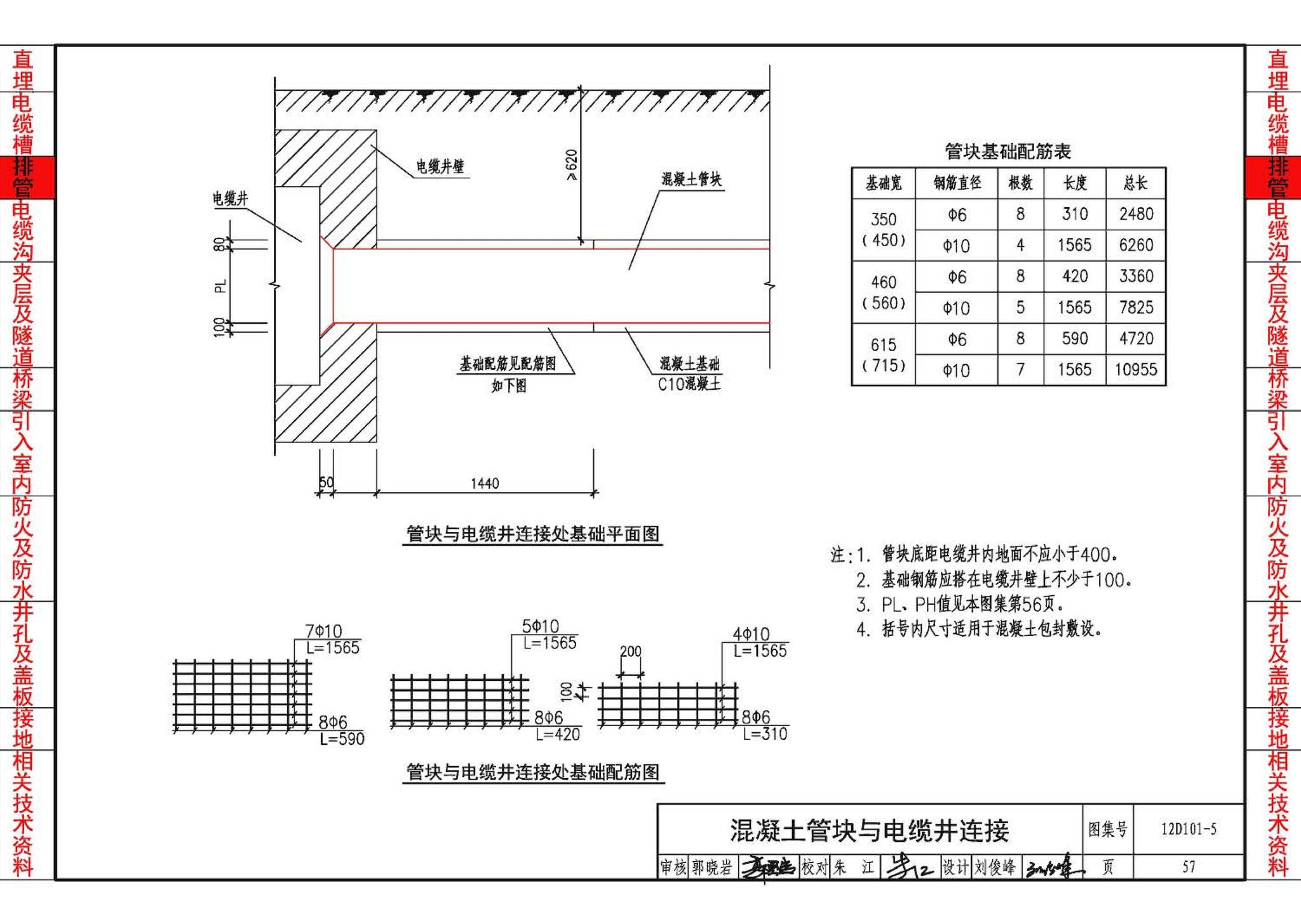 12D101-5--110kV及以下电缆敷设