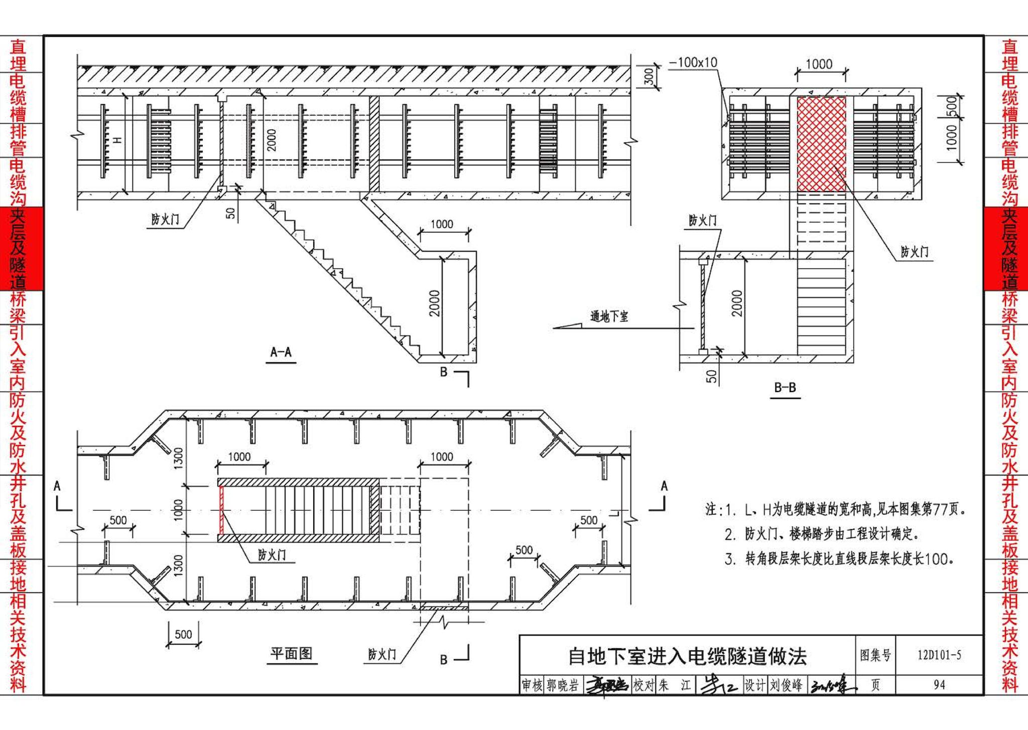 12D101-5--110kV及以下电缆敷设