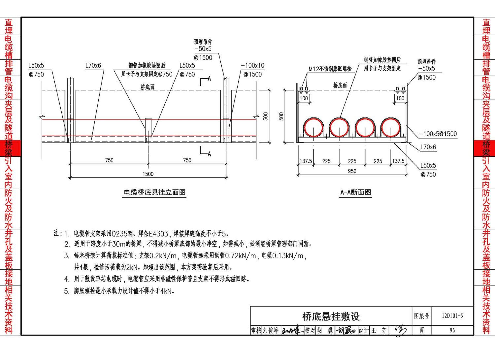 12D101-5--110kV及以下电缆敷设