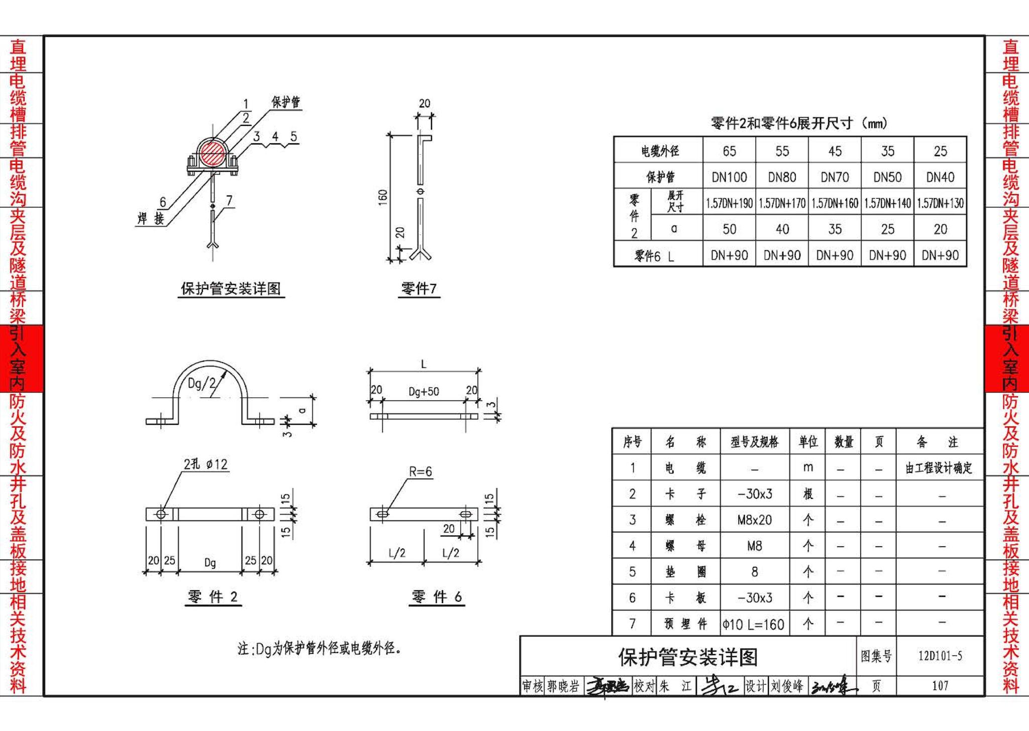 12D101-5--110kV及以下电缆敷设