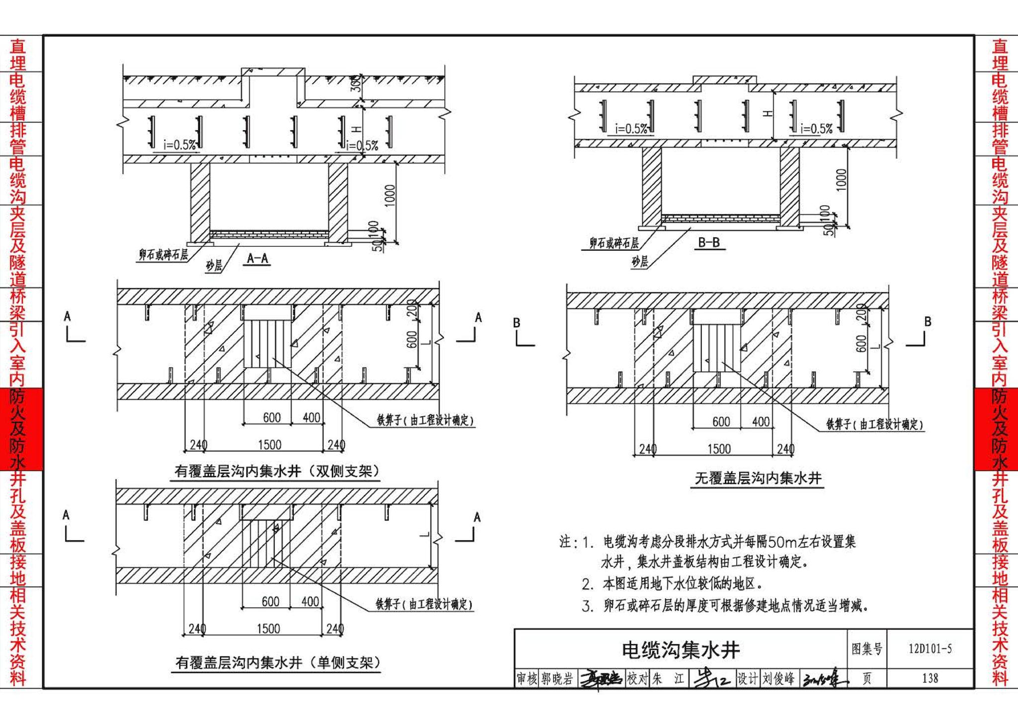 12D101-5--110kV及以下电缆敷设