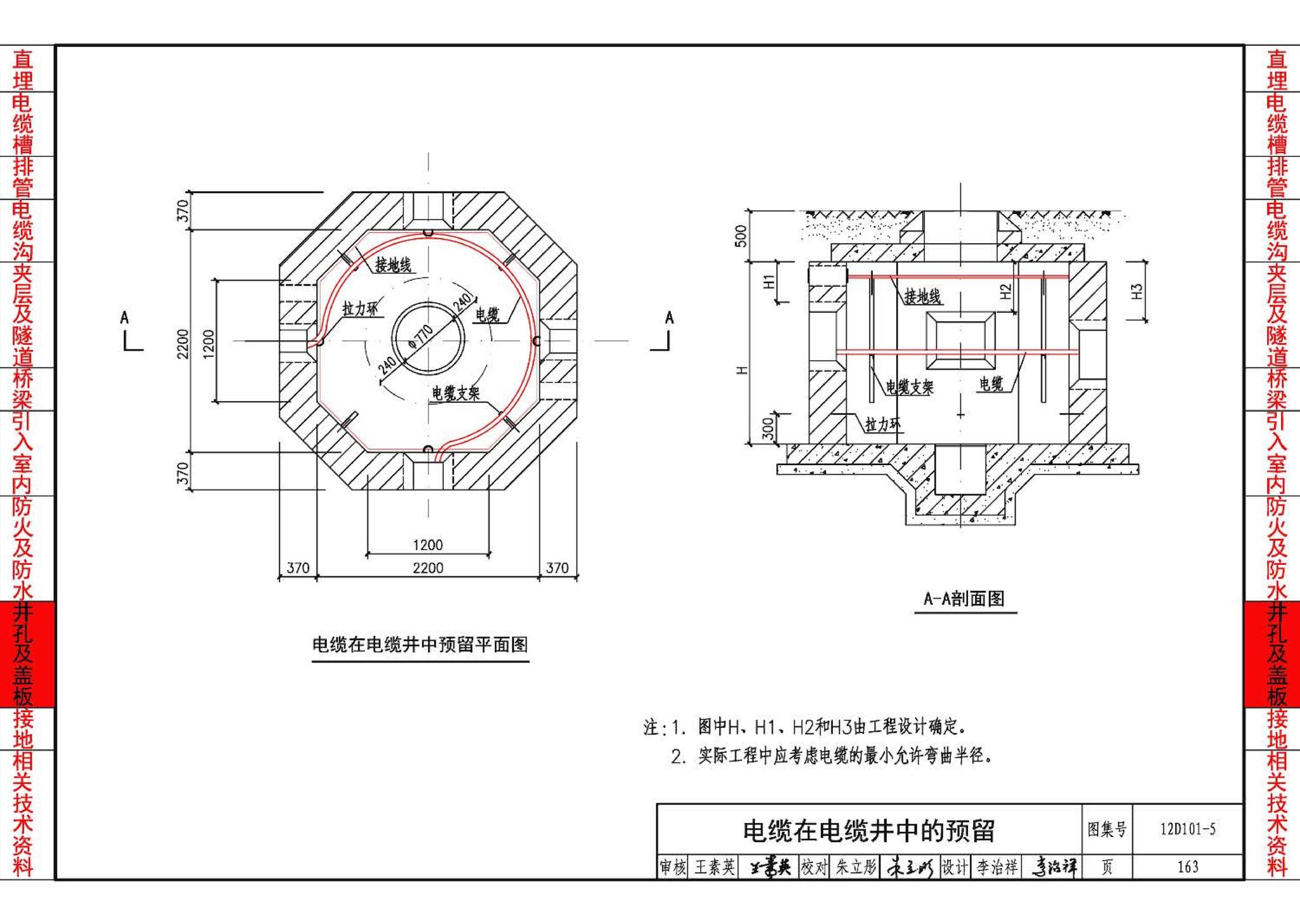 12D101-5--110kV及以下电缆敷设