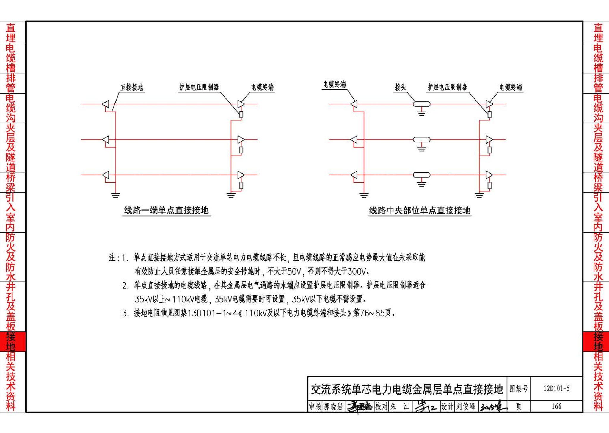 12D101-5--110kV及以下电缆敷设