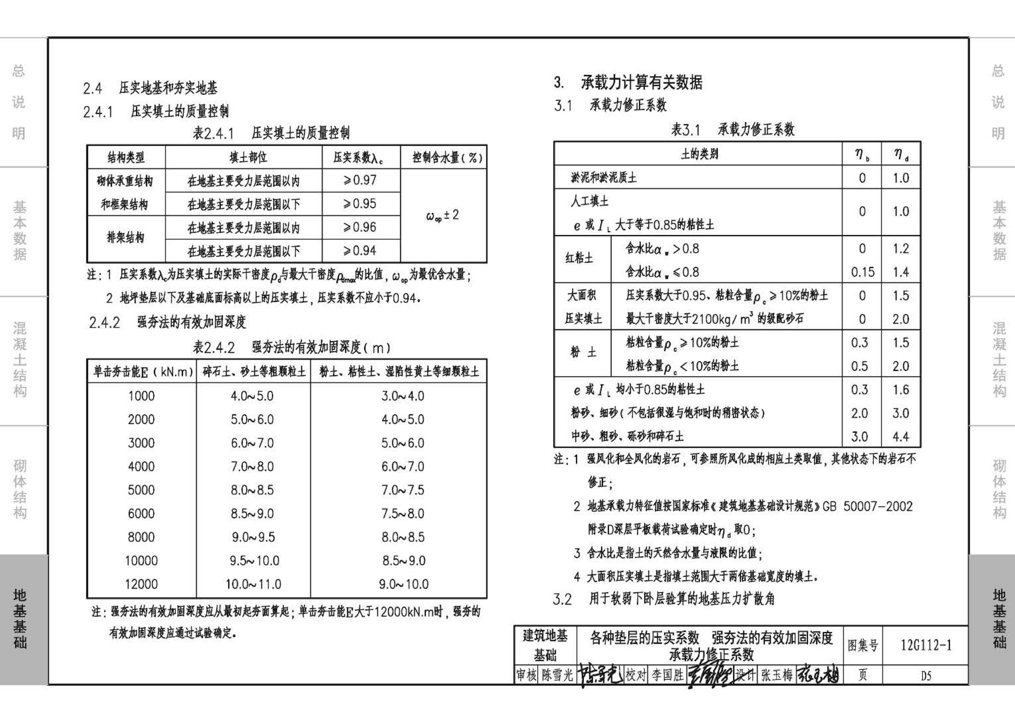 12G112-1--建筑结构设计常用数据（钢筋混凝土结构、砌体结构、地基基础）