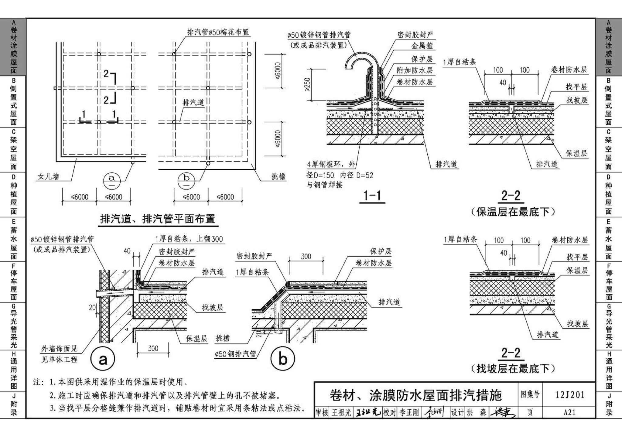 12J201--平屋面建筑构造