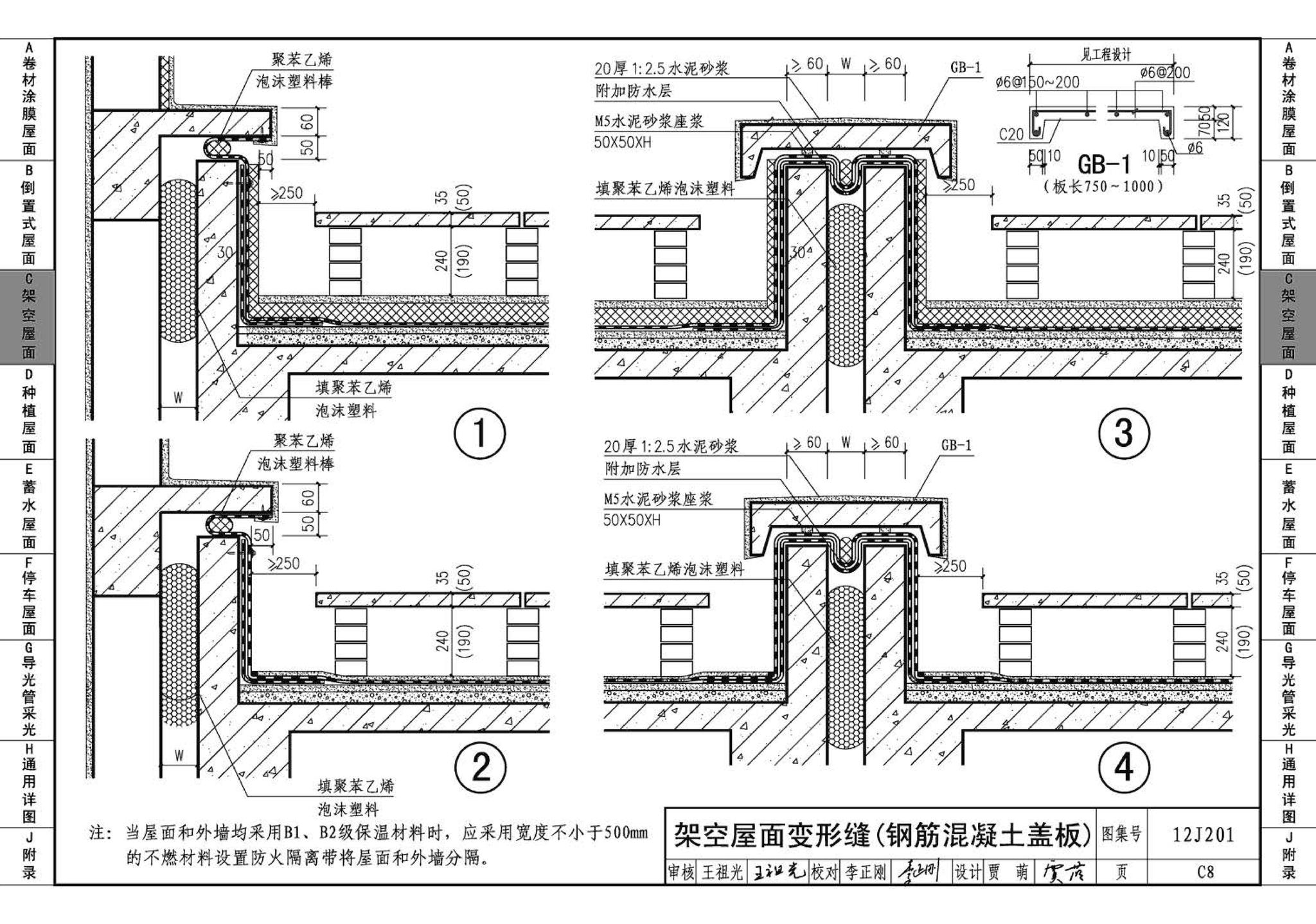 12J201--平屋面建筑构造