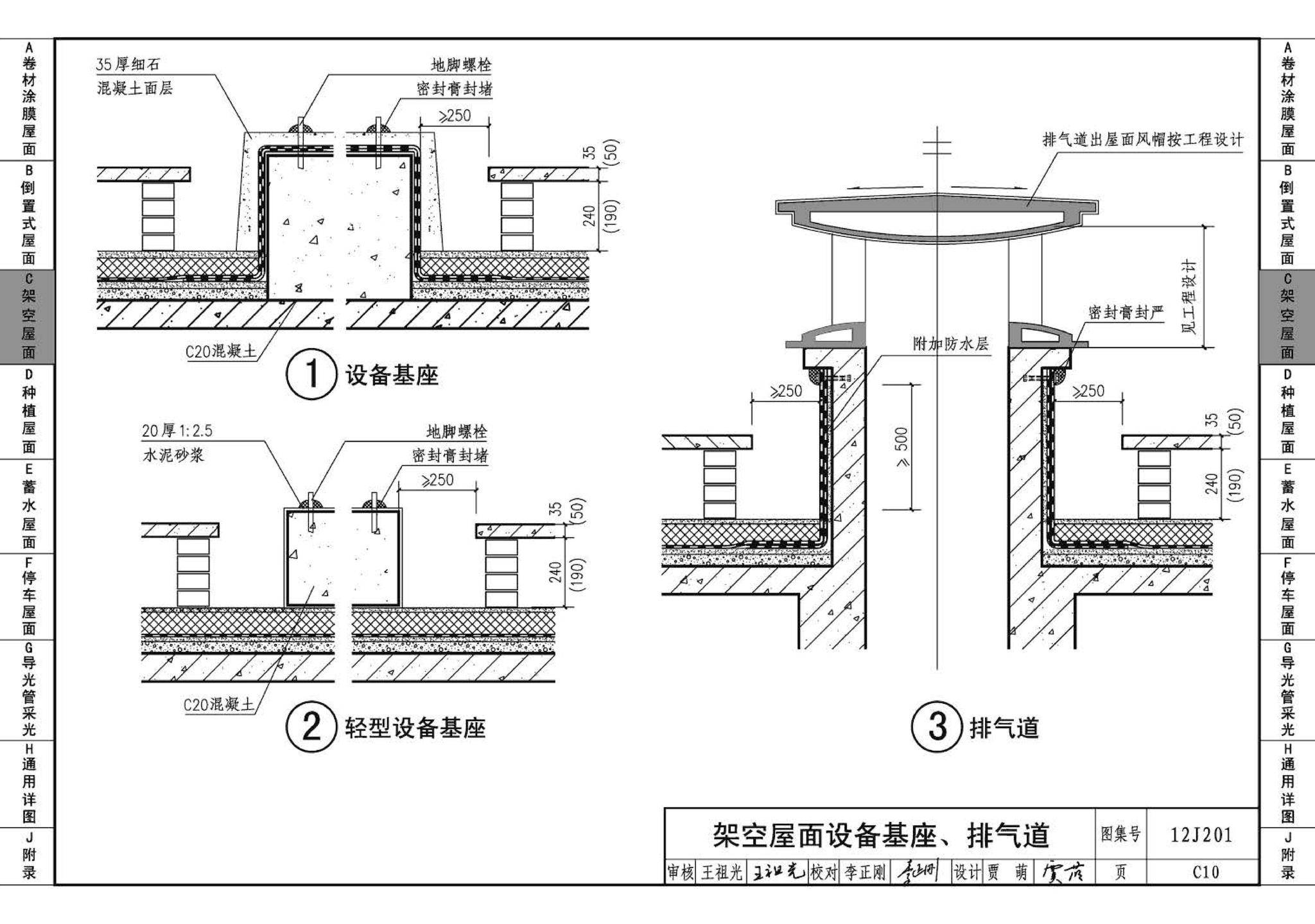 12J201--平屋面建筑构造