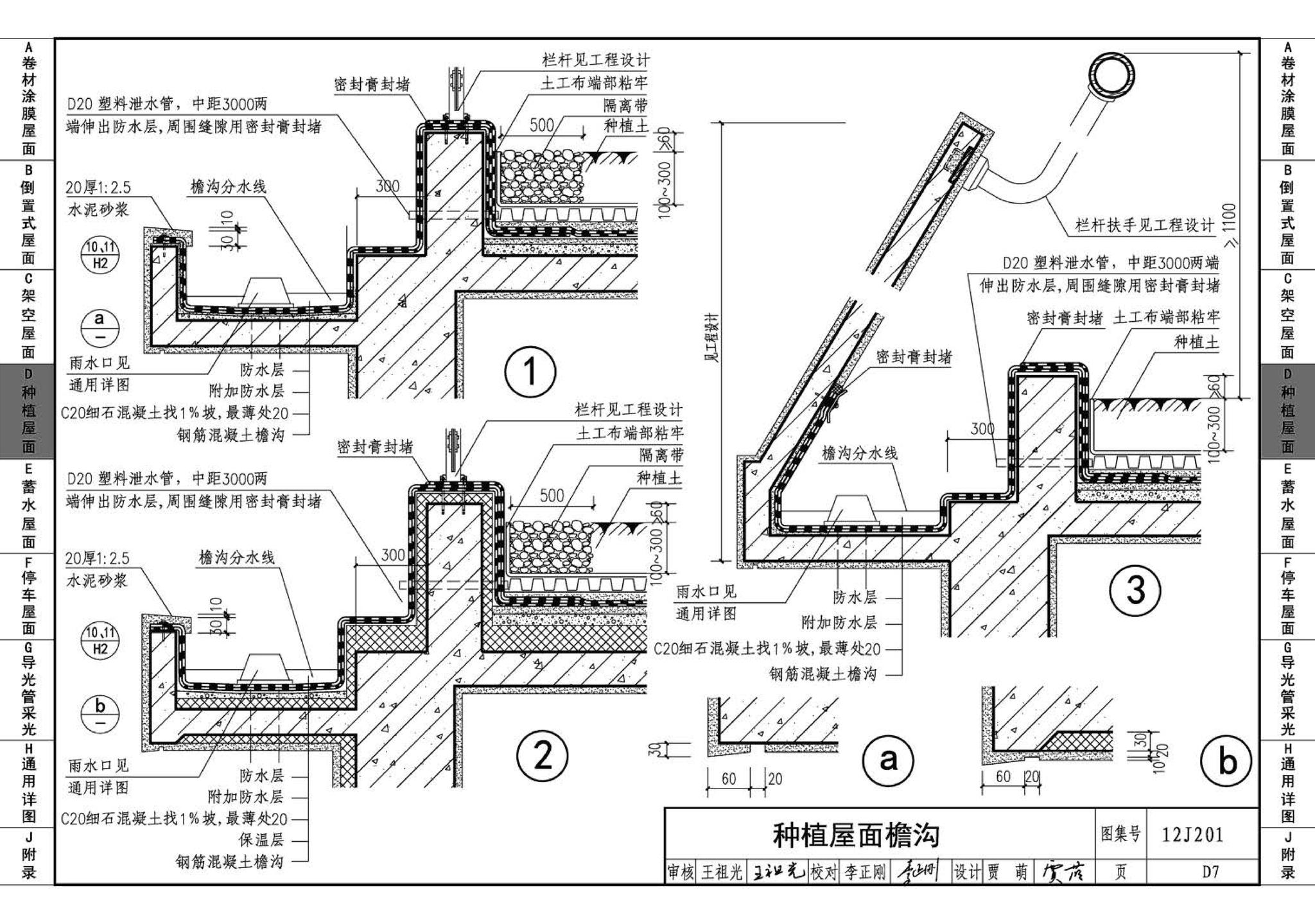 12J201--平屋面建筑构造