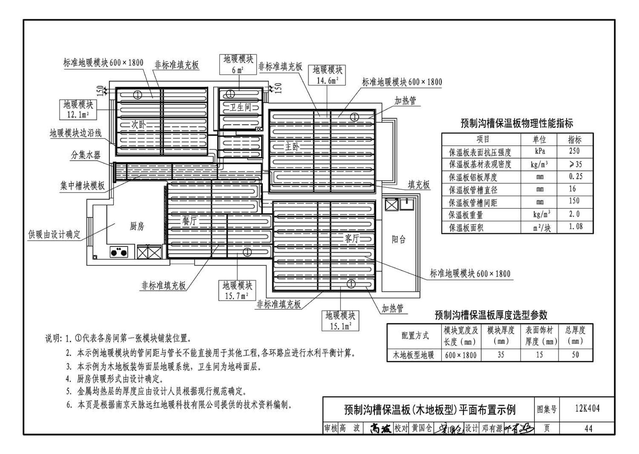 12K404--地面辐射供暖系统施工安装