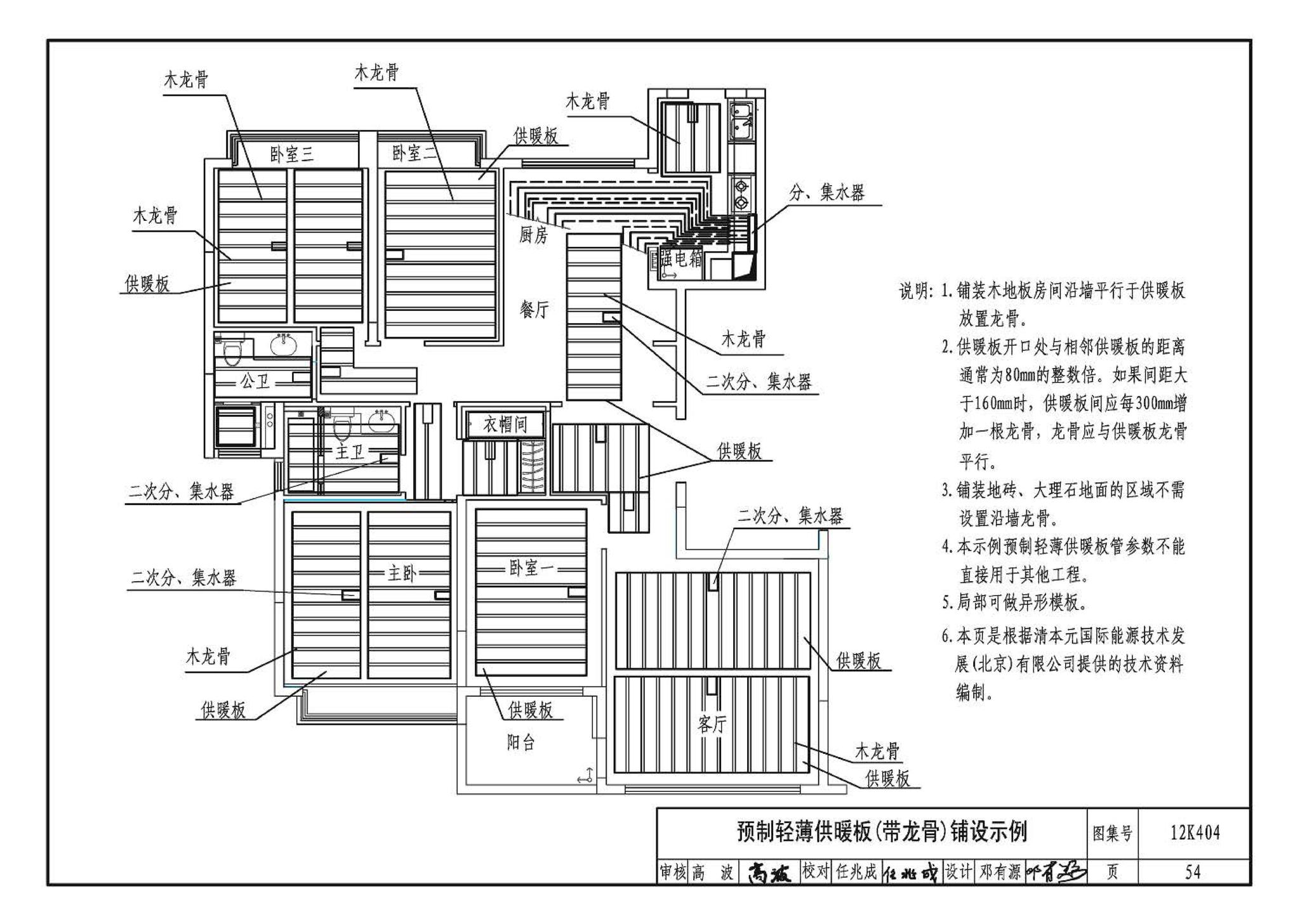 12K404--地面辐射供暖系统施工安装