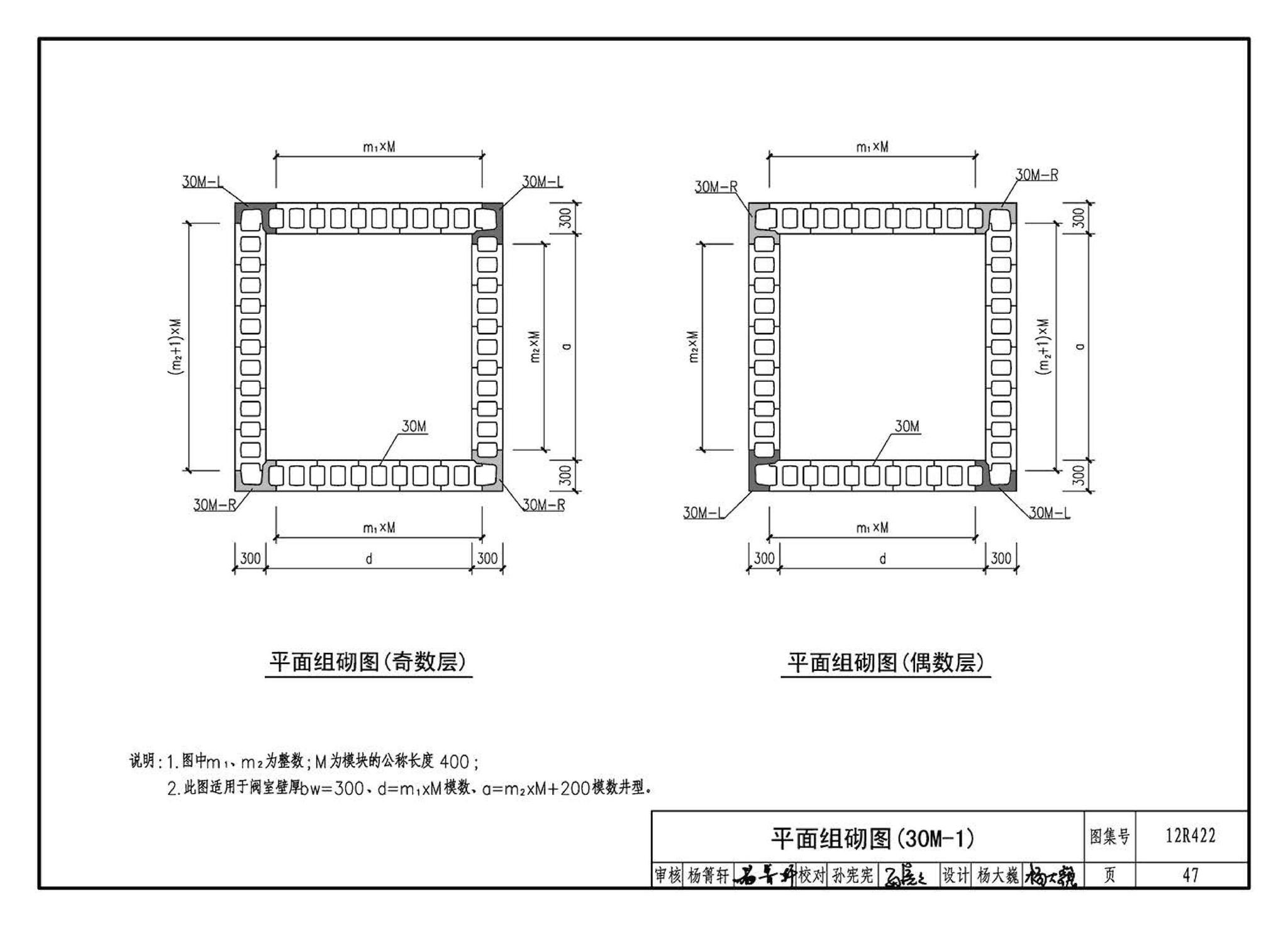 12R422--混凝土模块砌体燃气阀室及管沟