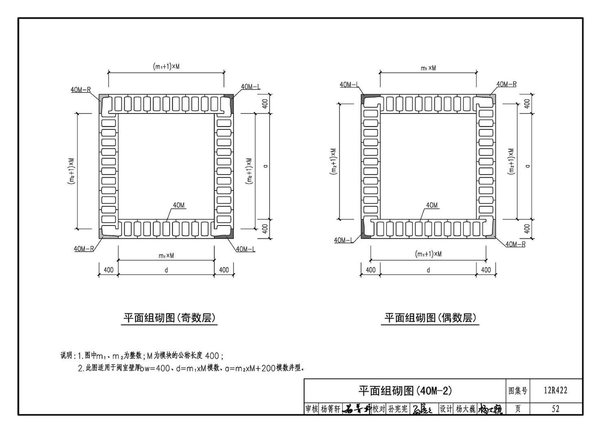 12R422--混凝土模块砌体燃气阀室及管沟