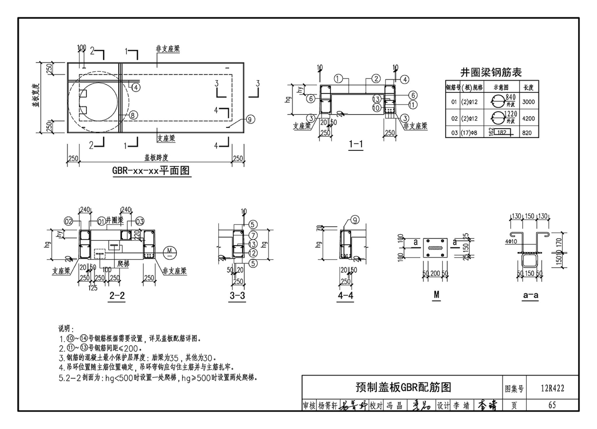 12R422--混凝土模块砌体燃气阀室及管沟