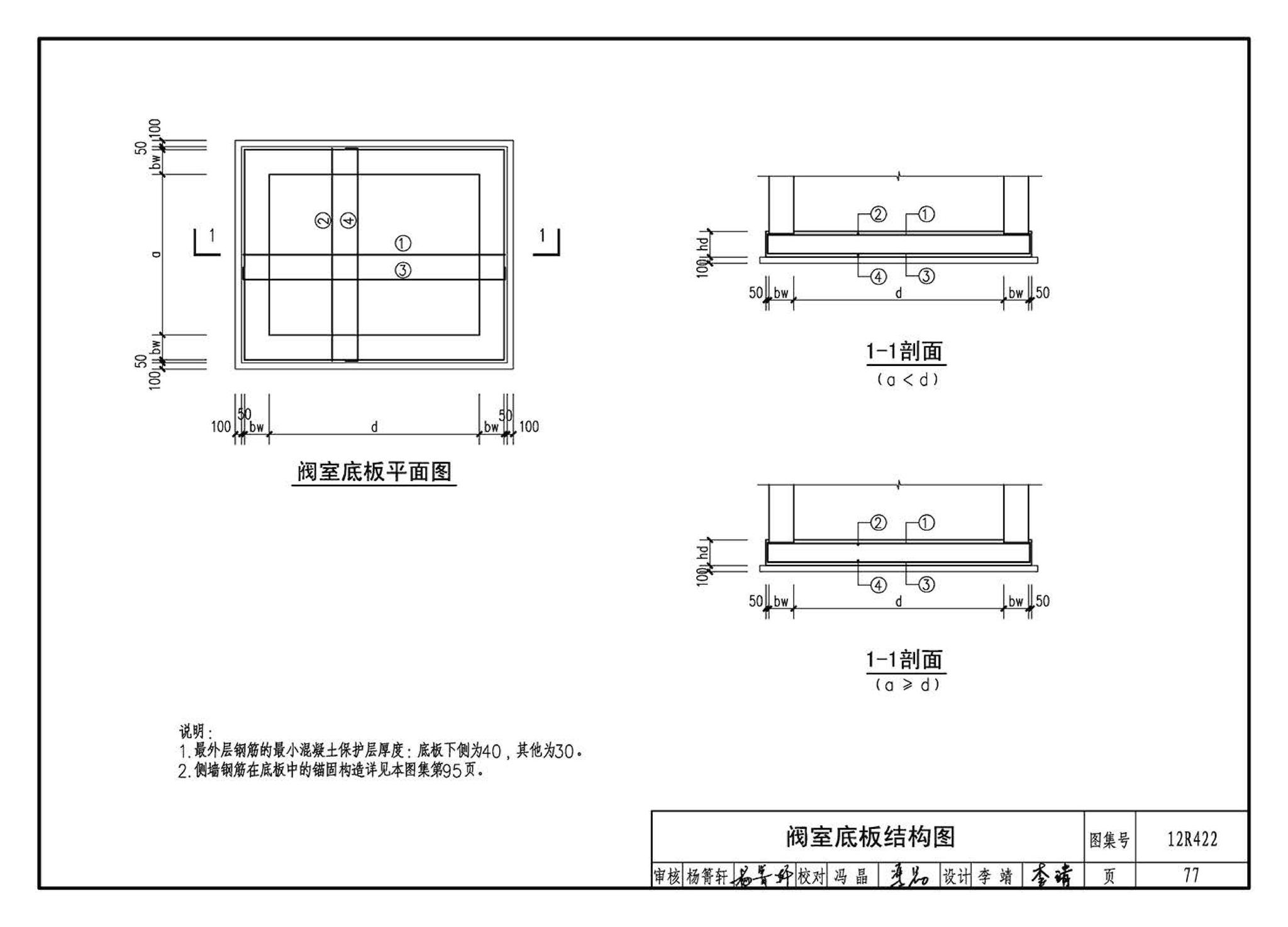 12R422--混凝土模块砌体燃气阀室及管沟