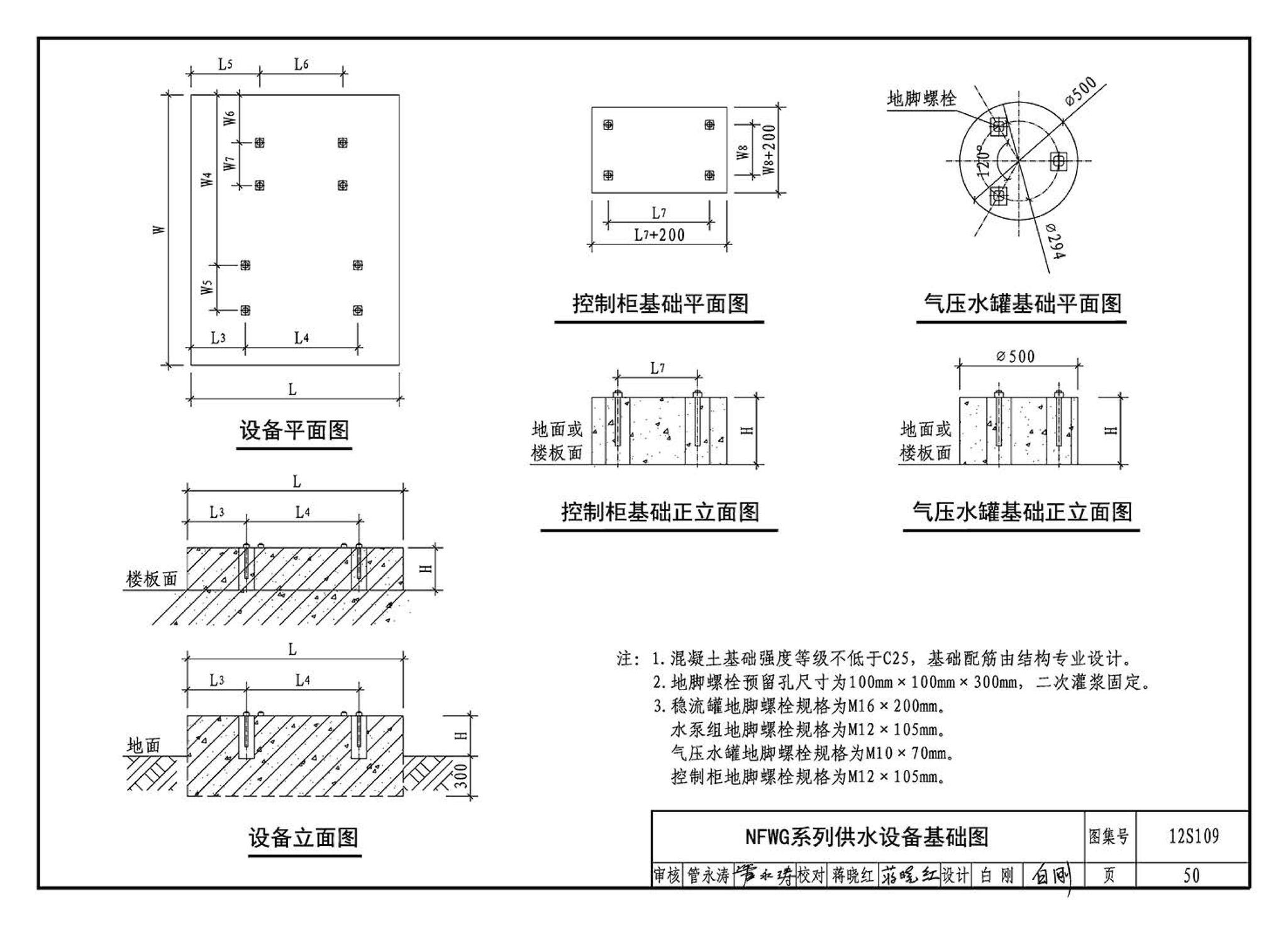 12S109--叠压(无负压)供水设备选用与安装