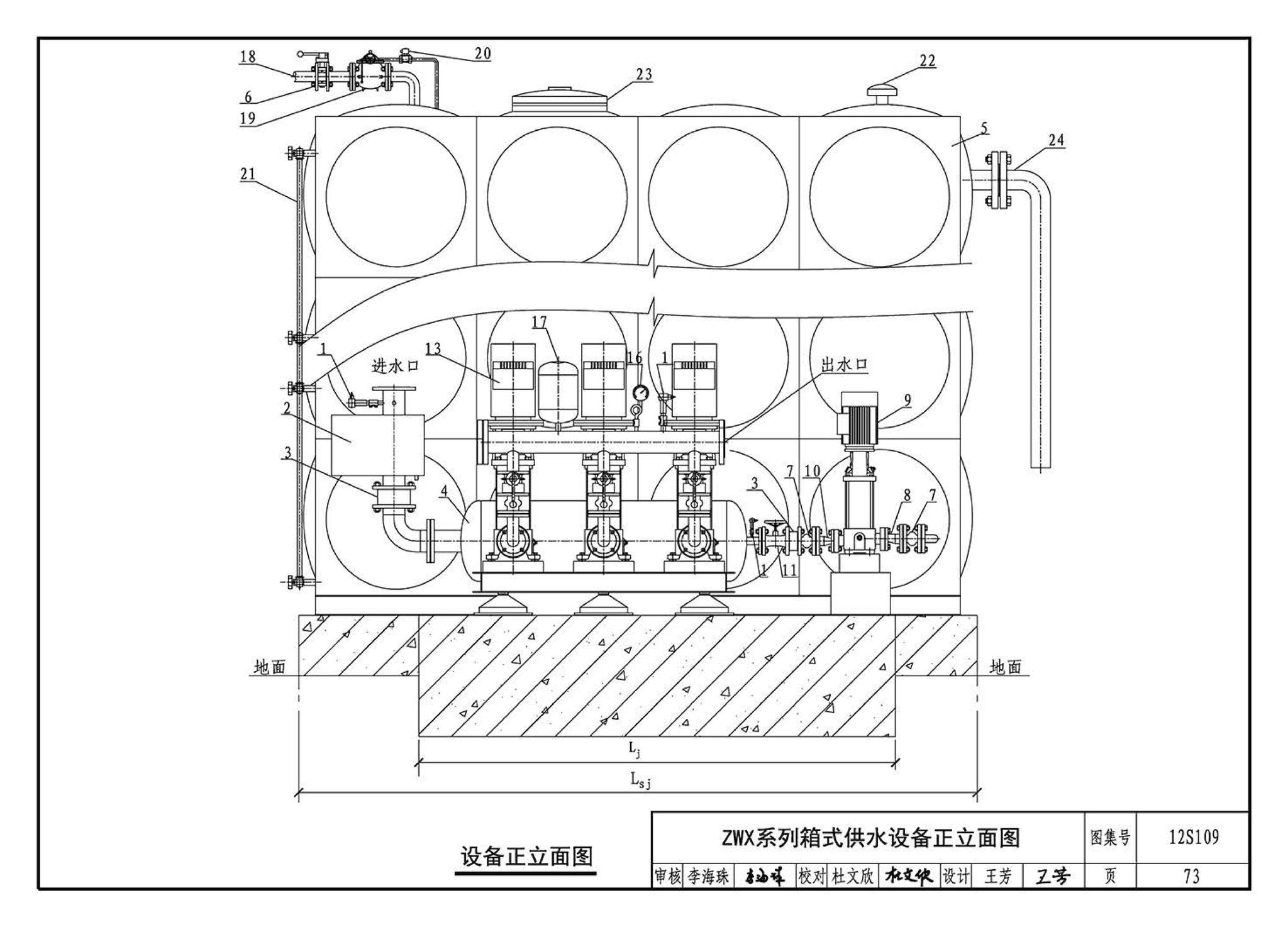 12S109--叠压(无负压)供水设备选用与安装