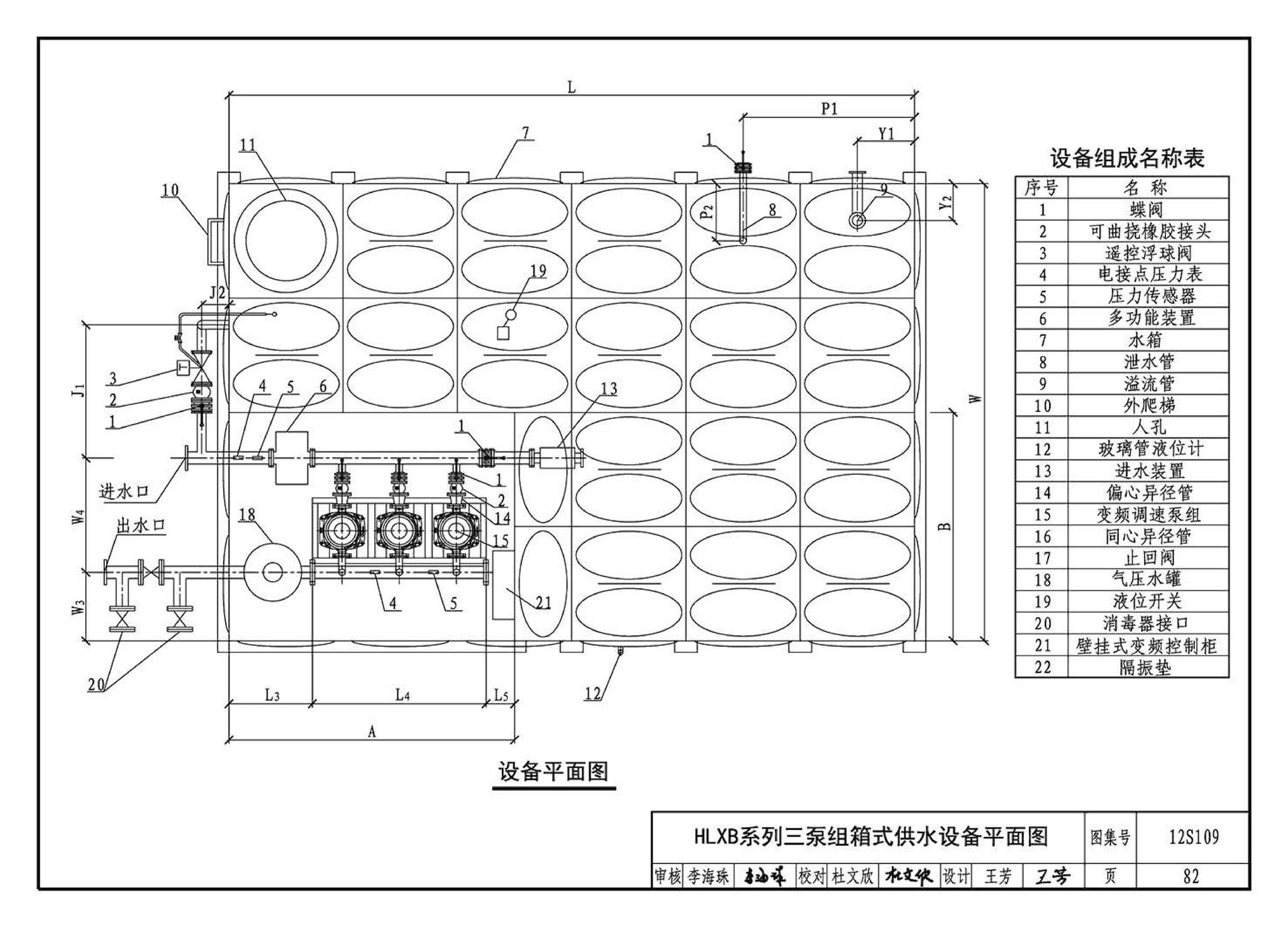 12S109--叠压(无负压)供水设备选用与安装