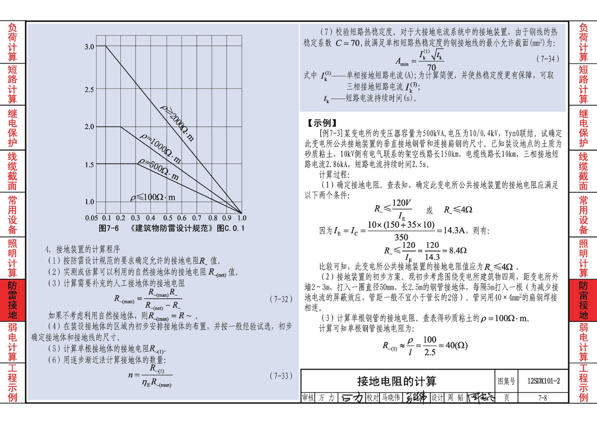 12SDX101-2--民用建筑电气设计计算及示例