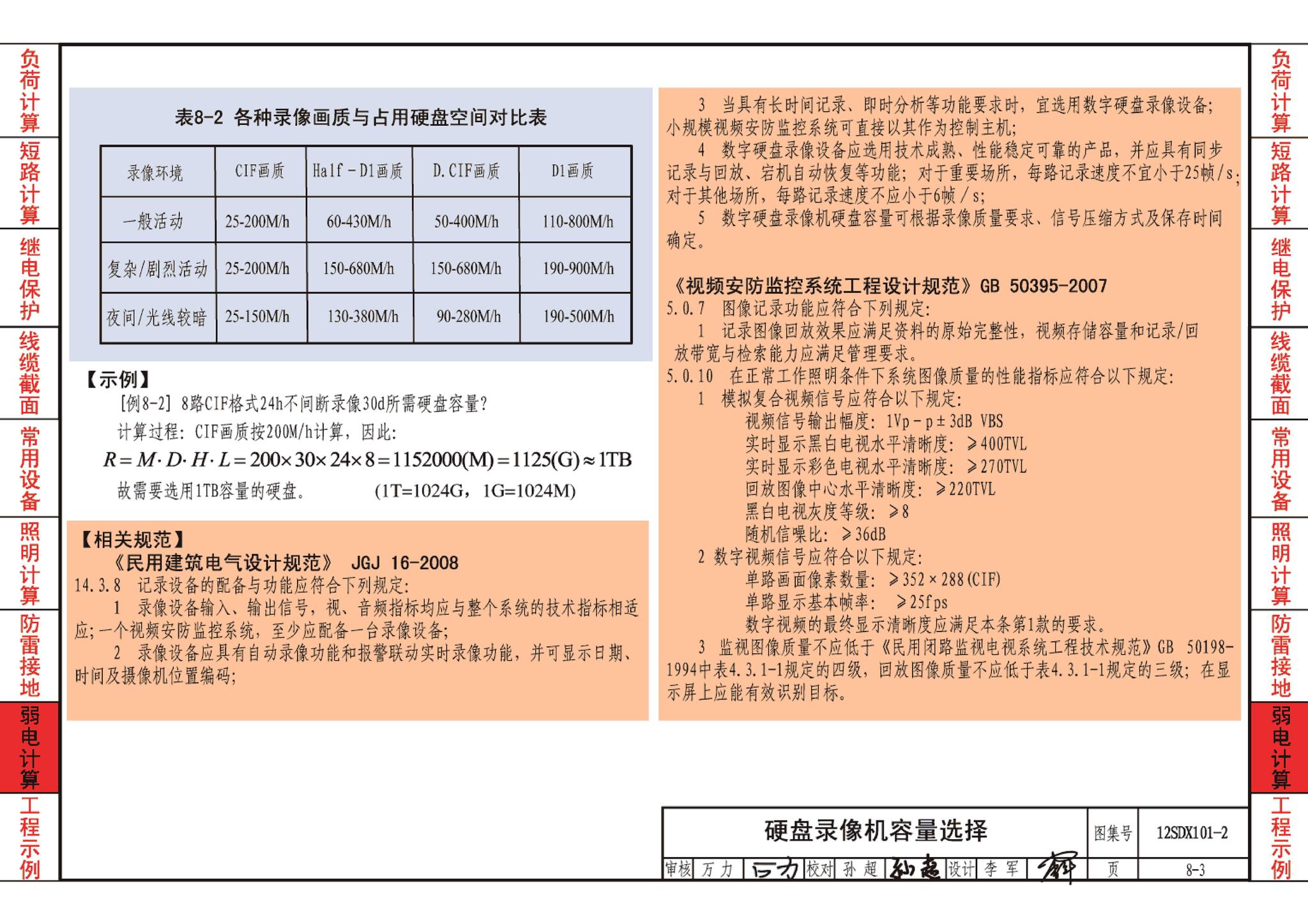 12SDX101-2--民用建筑电气设计计算及示例