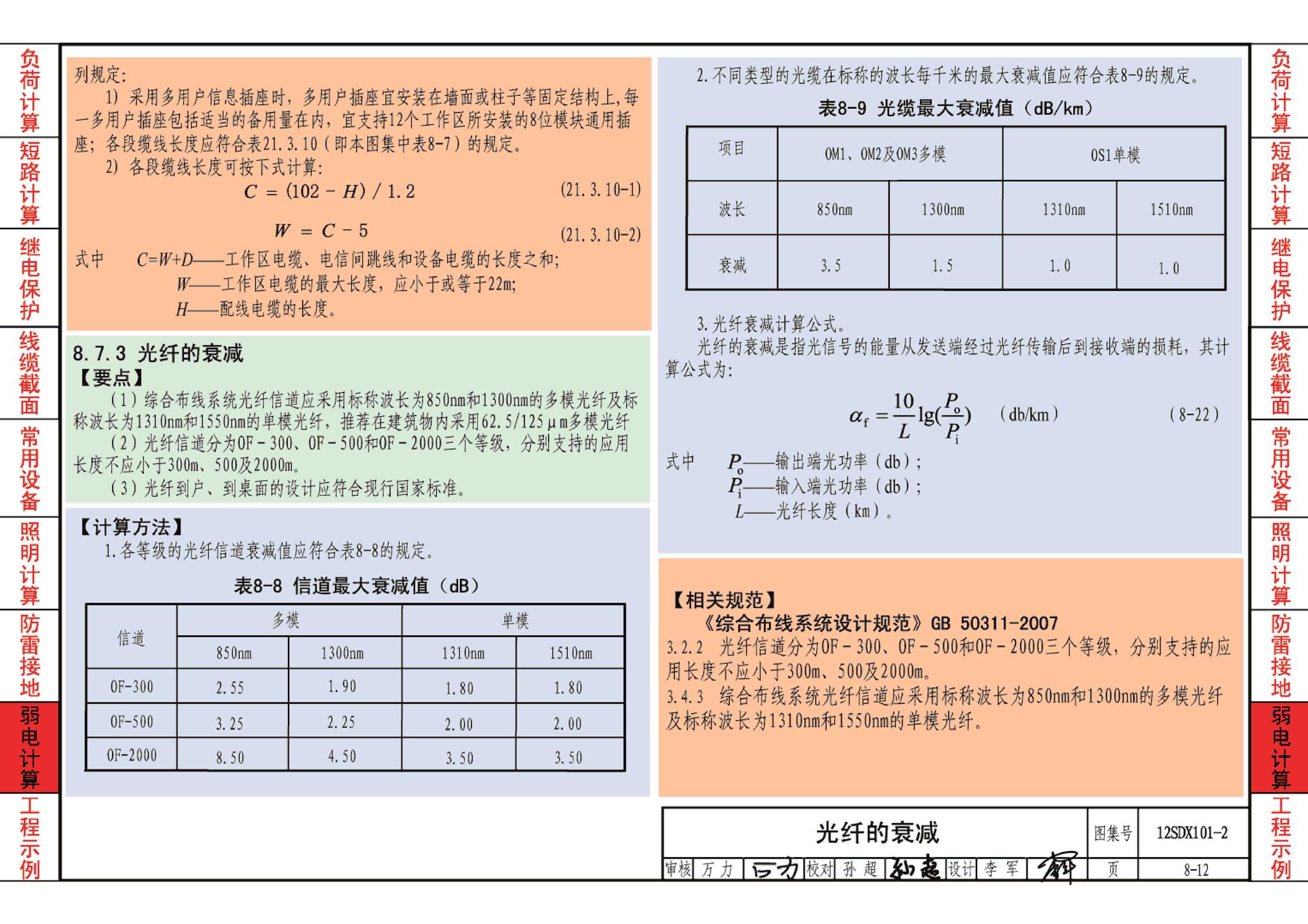 12SDX101-2--民用建筑电气设计计算及示例