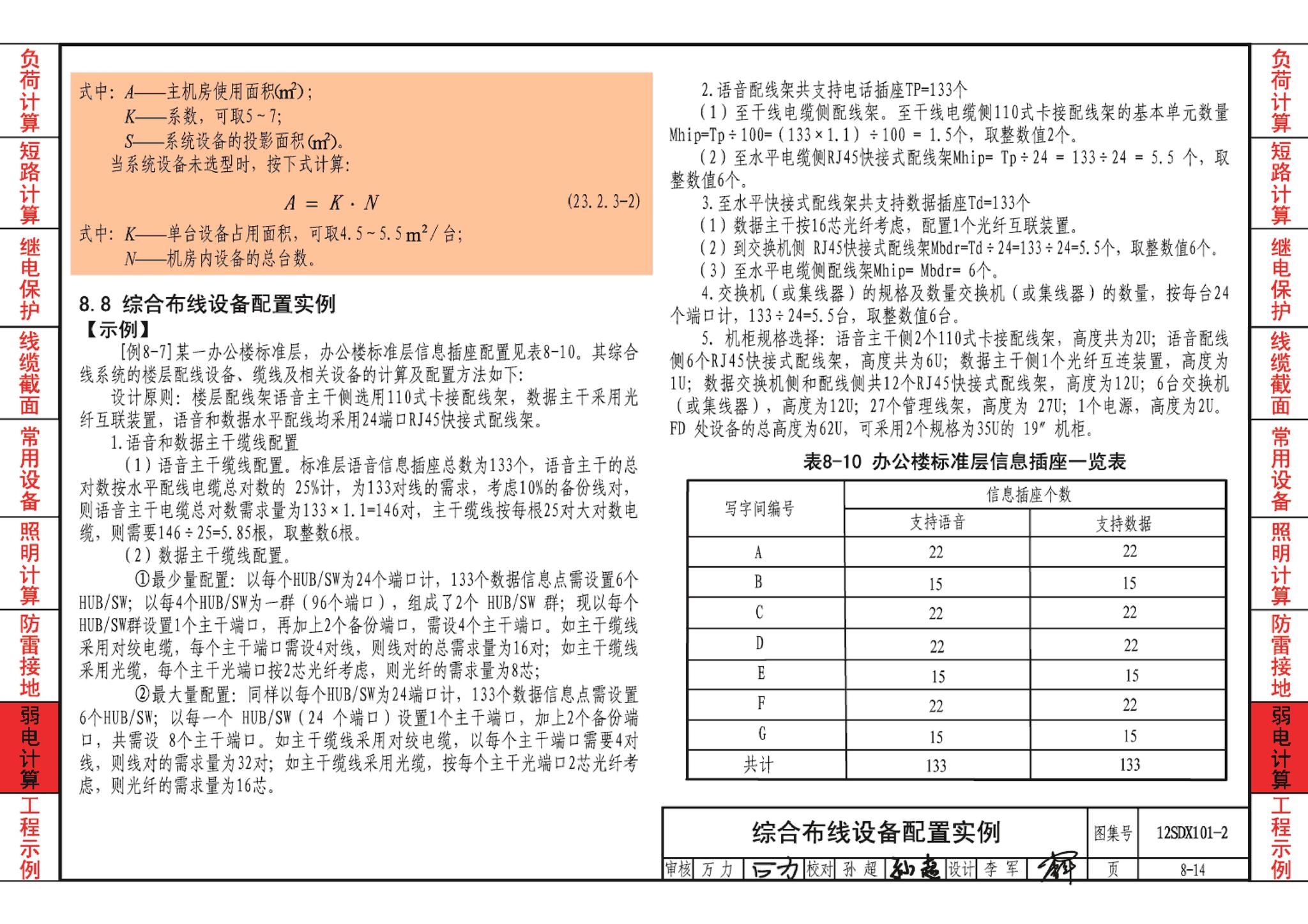 12SDX101-2--民用建筑电气设计计算及示例