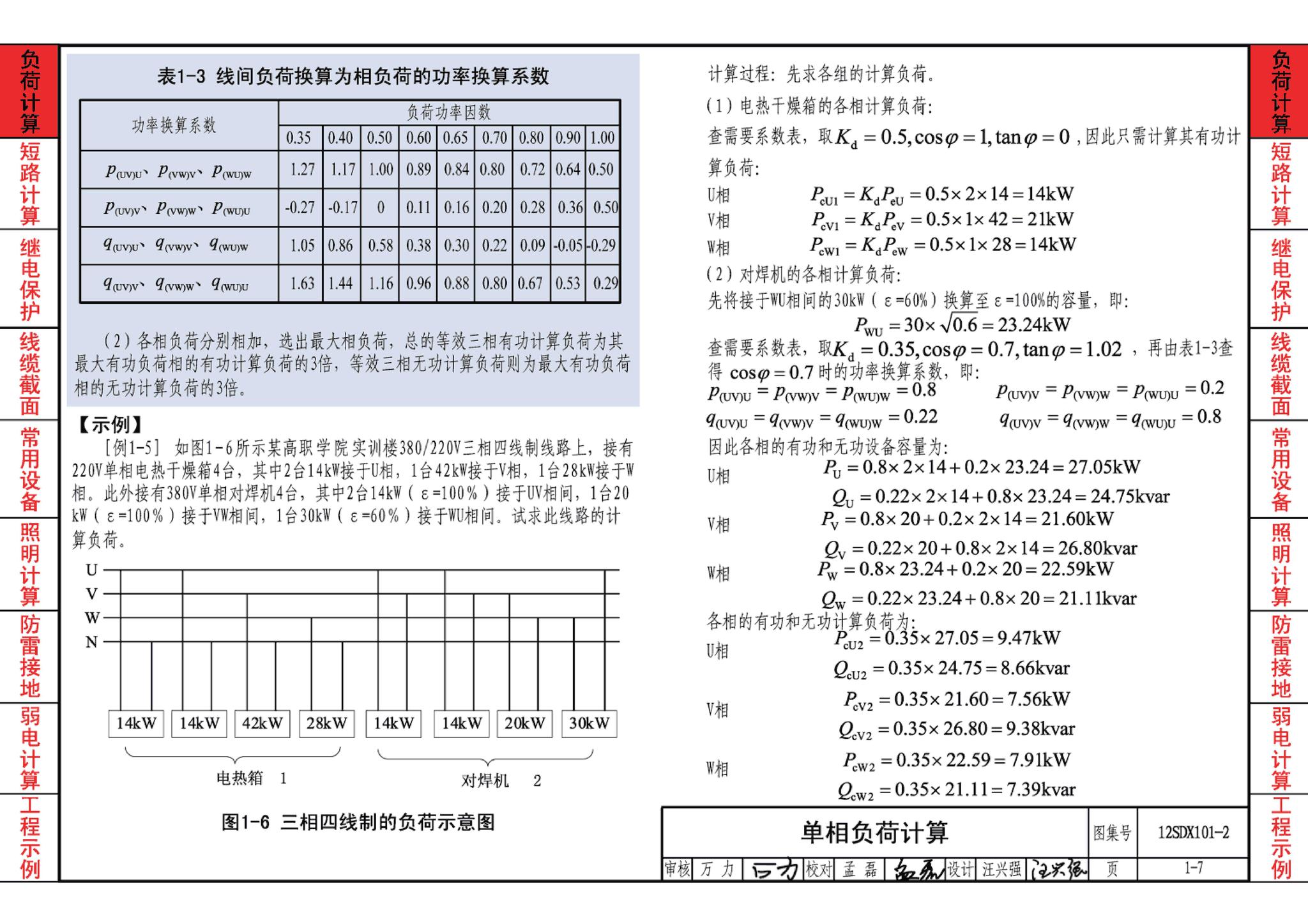 12SDX101-2--民用建筑电气设计计算及示例