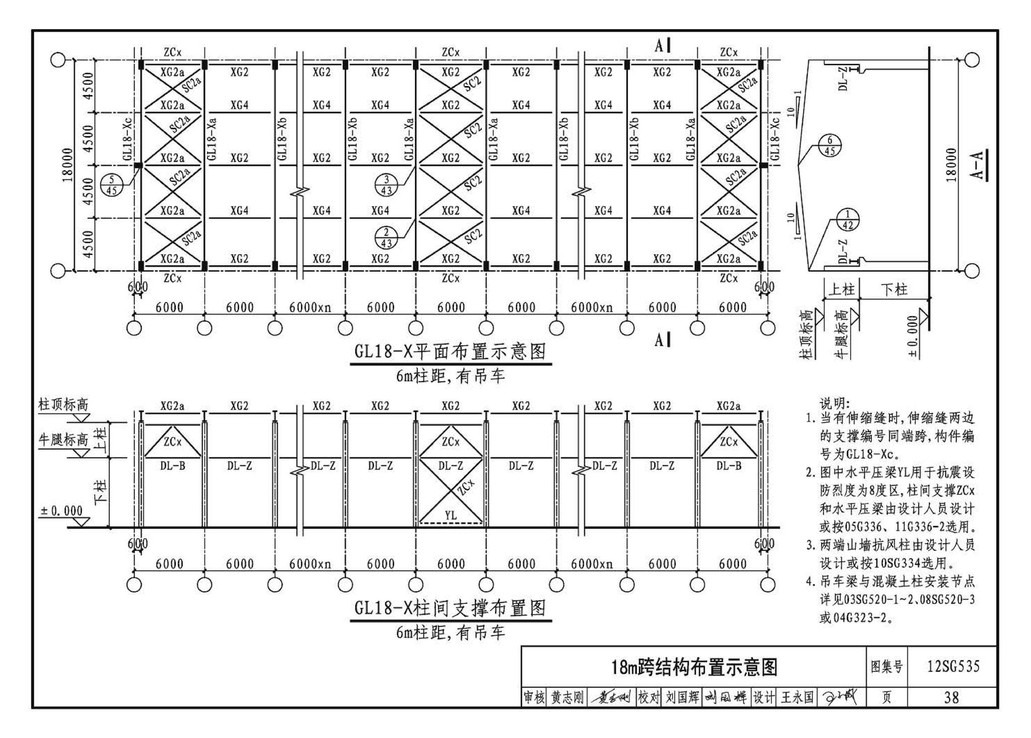 12SG535--实腹钢梁混凝土柱