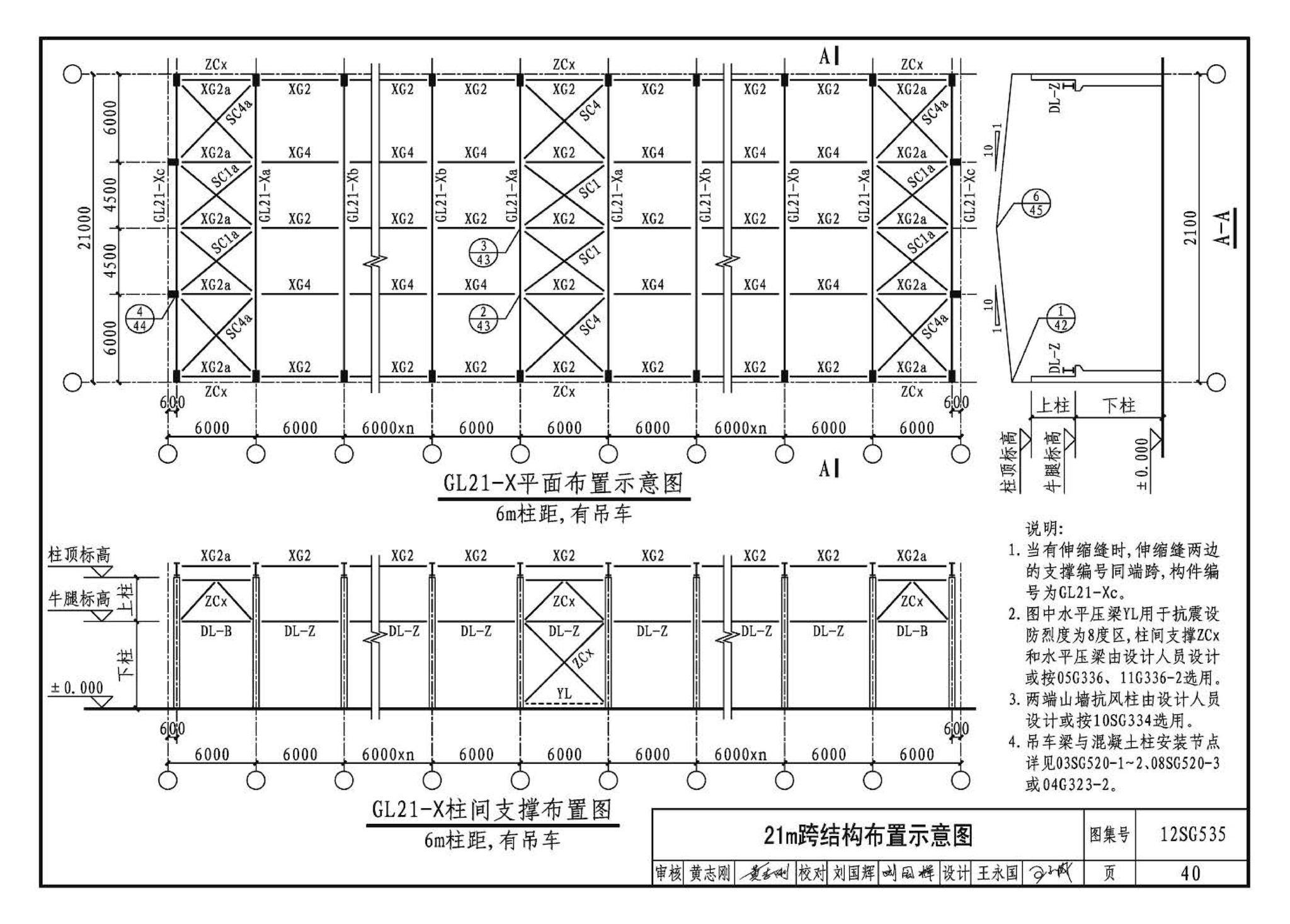 12SG535--实腹钢梁混凝土柱