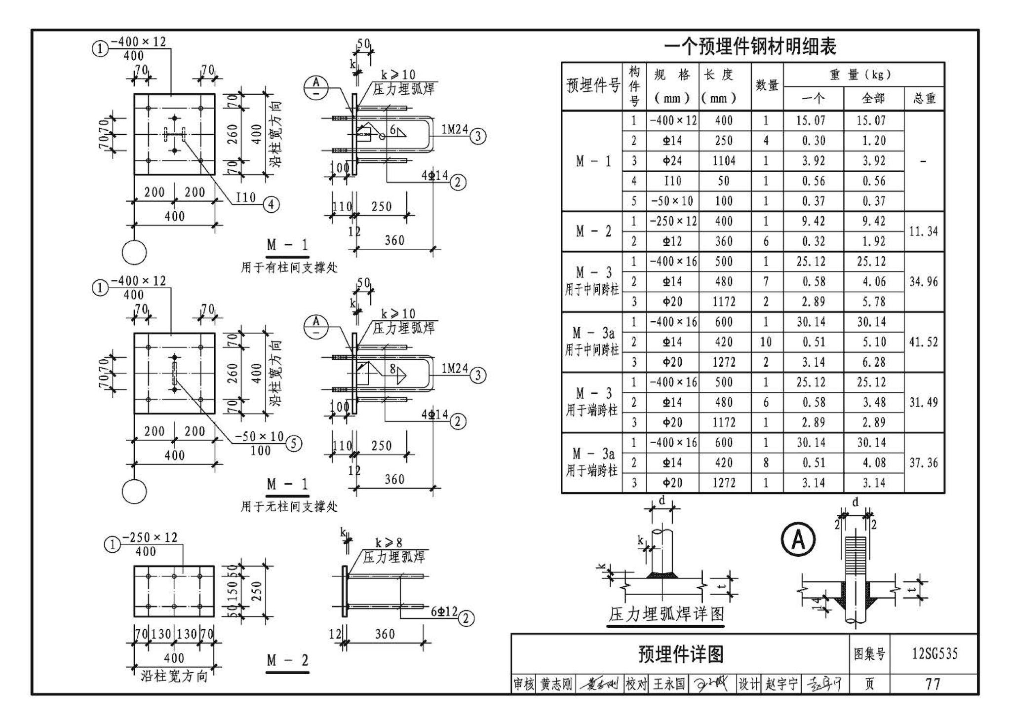 12SG535--实腹钢梁混凝土柱