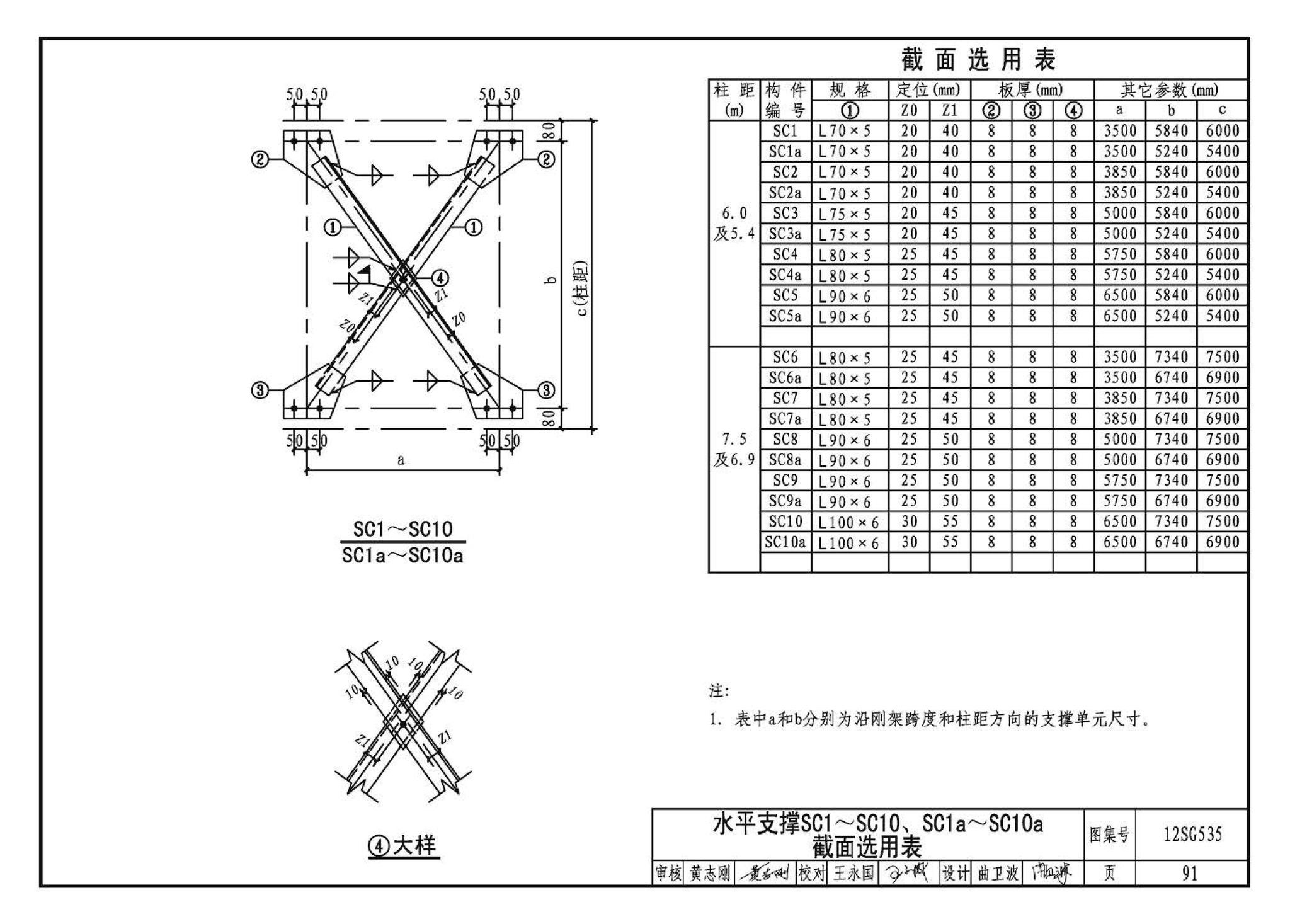 12SG535--实腹钢梁混凝土柱