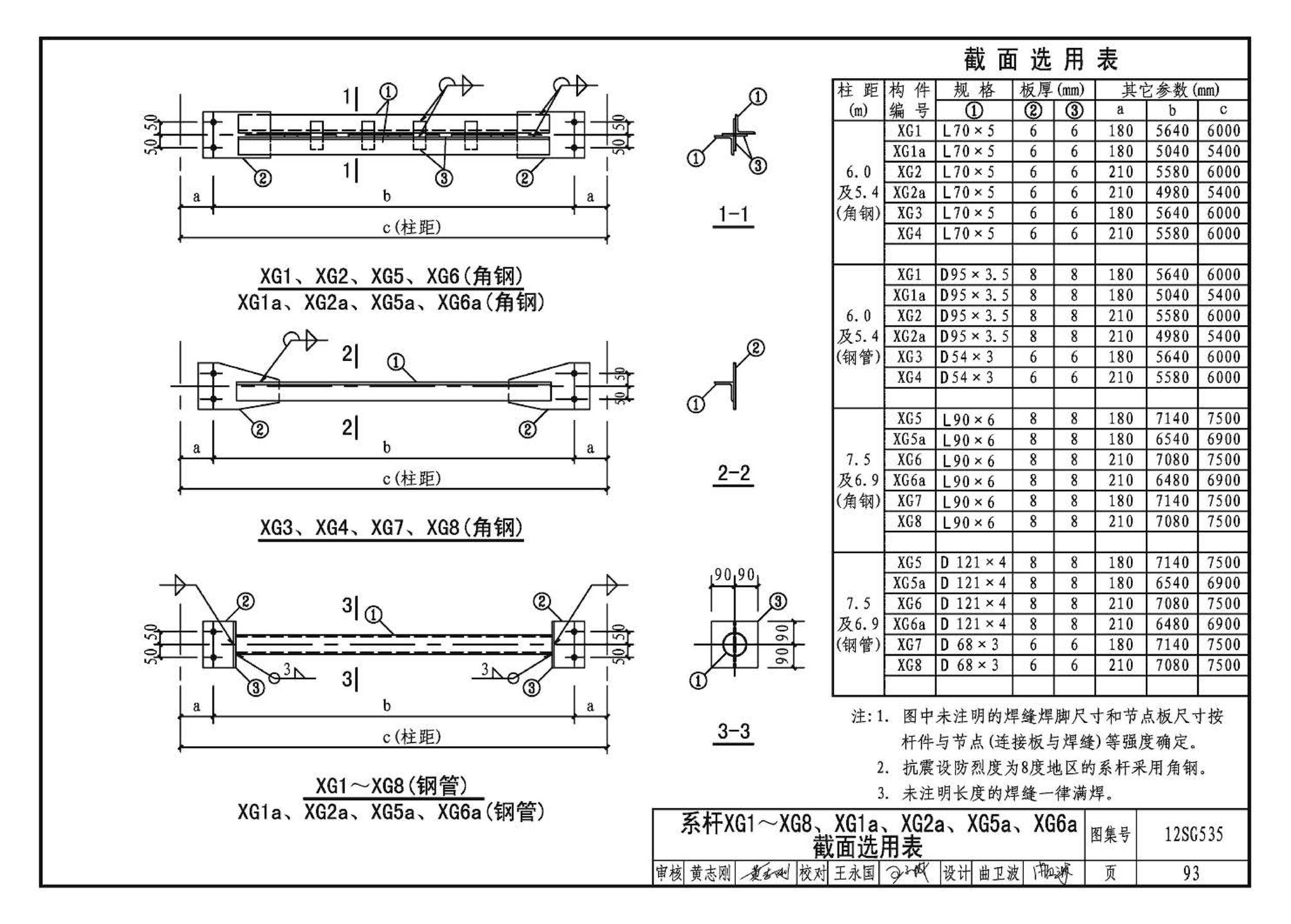 12SG535--实腹钢梁混凝土柱