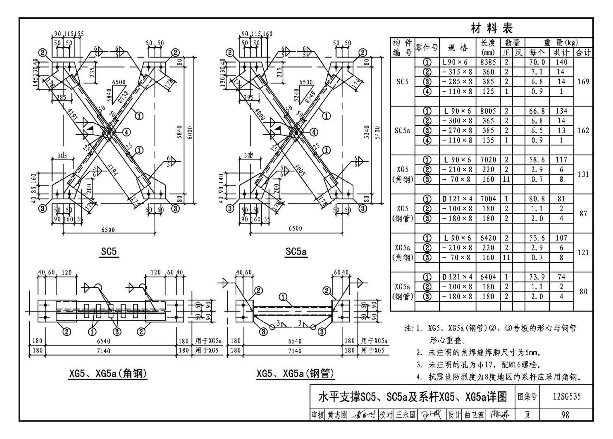 12SG535--实腹钢梁混凝土柱