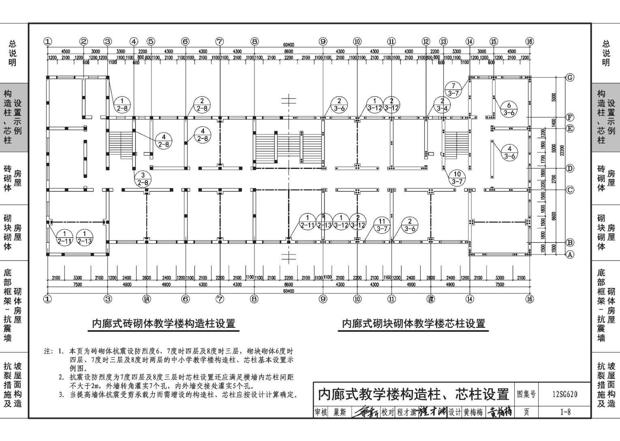 12SG620--砌体结构设计与构造