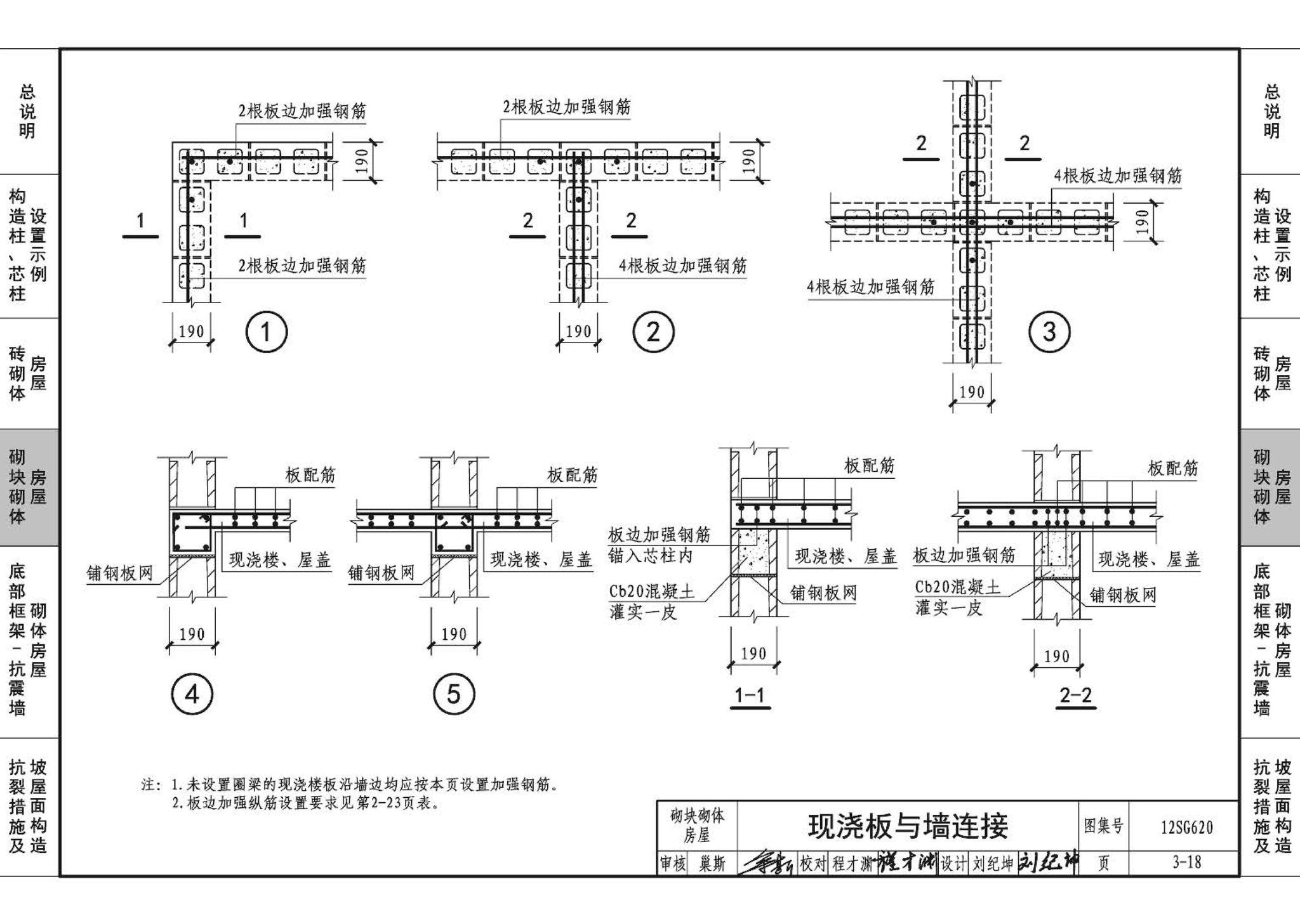 12SG620--砌体结构设计与构造