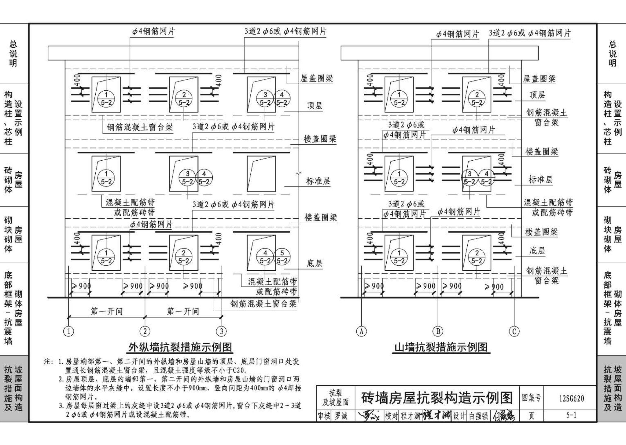 12SG620--砌体结构设计与构造