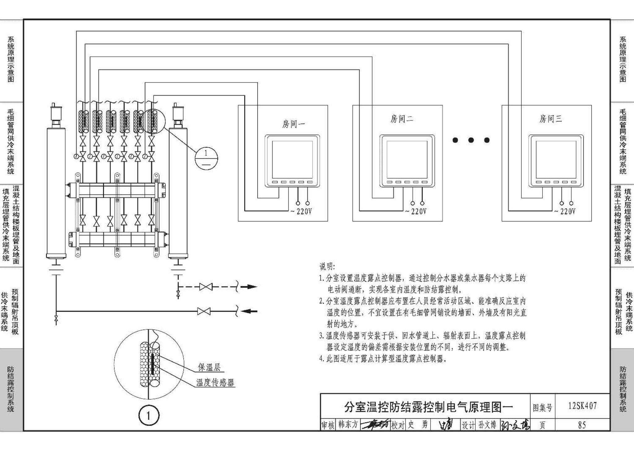 12SK407--辐射供冷末端施工安装