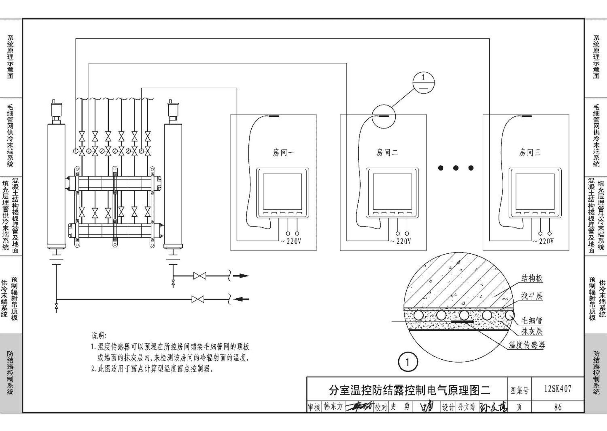 12SK407--辐射供冷末端施工安装