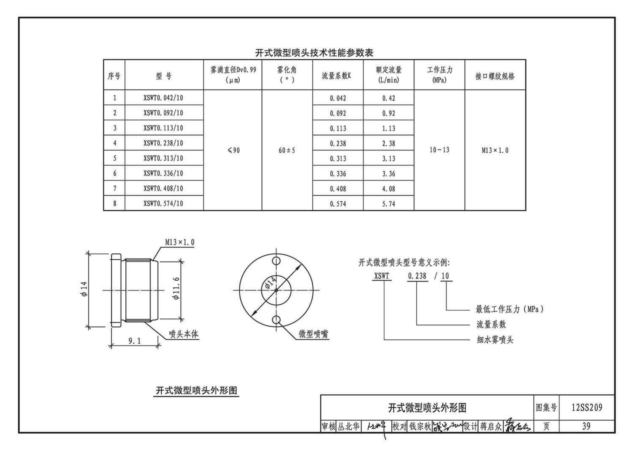 12SS209--细水雾灭火系统选用与安装