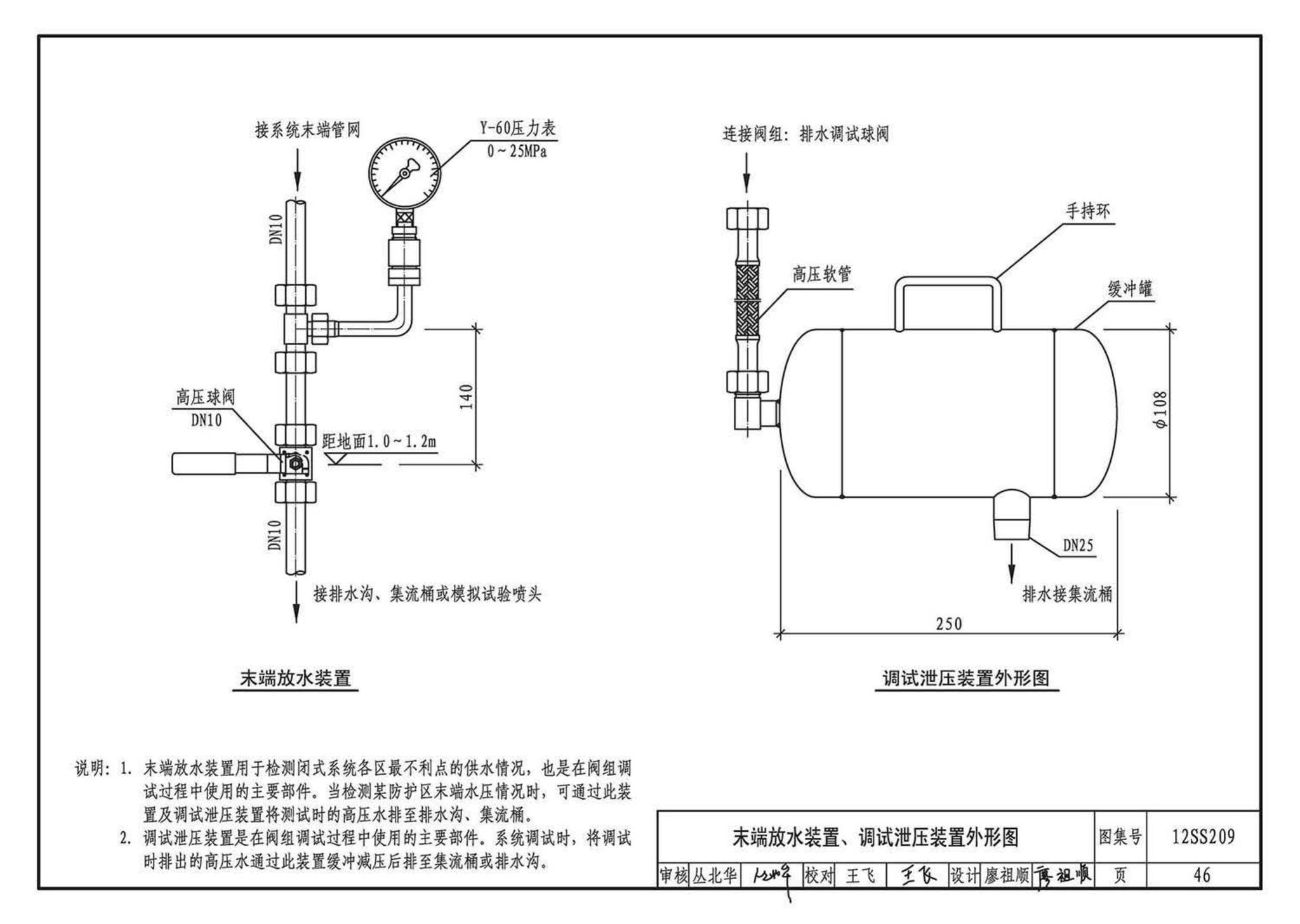 12SS209--细水雾灭火系统选用与安装