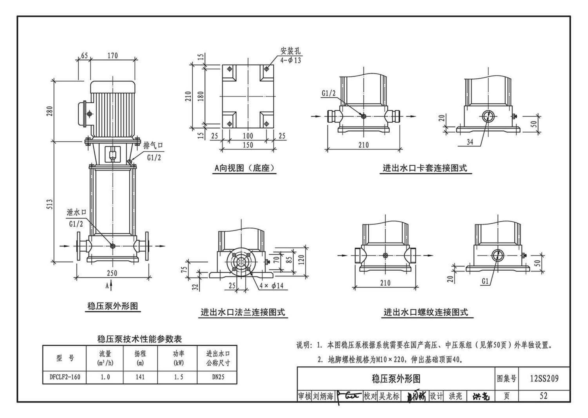 12SS209--细水雾灭火系统选用与安装