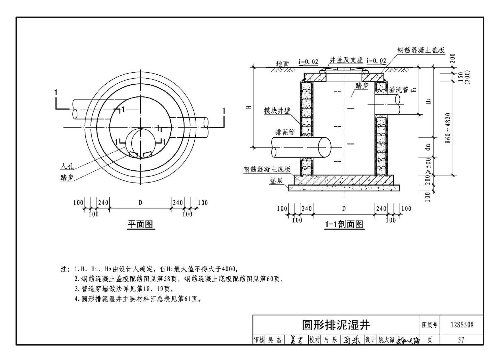 12SS508--混凝土模块式室外给水管道附属构筑物