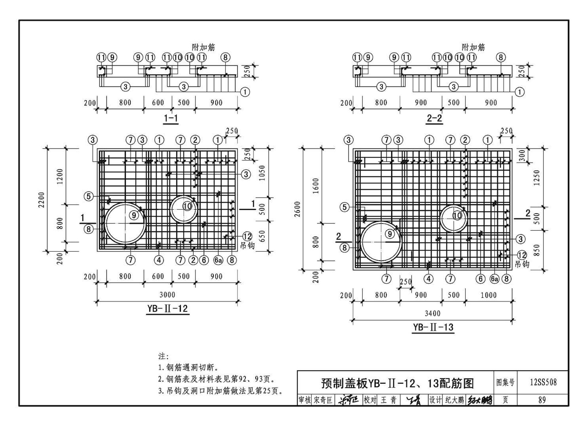 12SS508--混凝土模块式室外给水管道附属构筑物