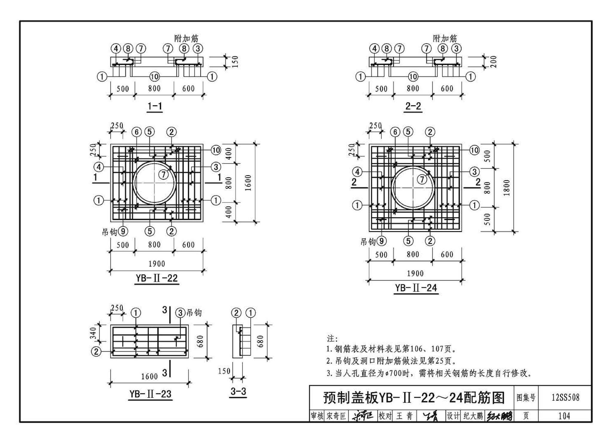 12SS508--混凝土模块式室外给水管道附属构筑物