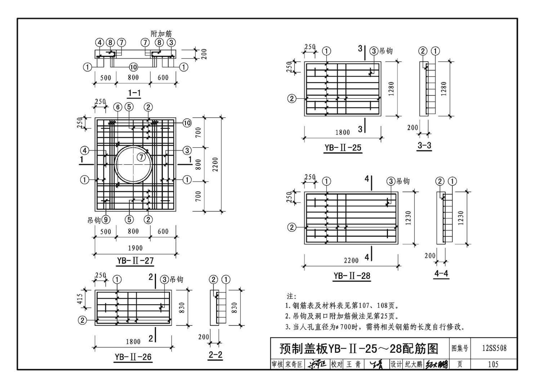 12SS508--混凝土模块式室外给水管道附属构筑物