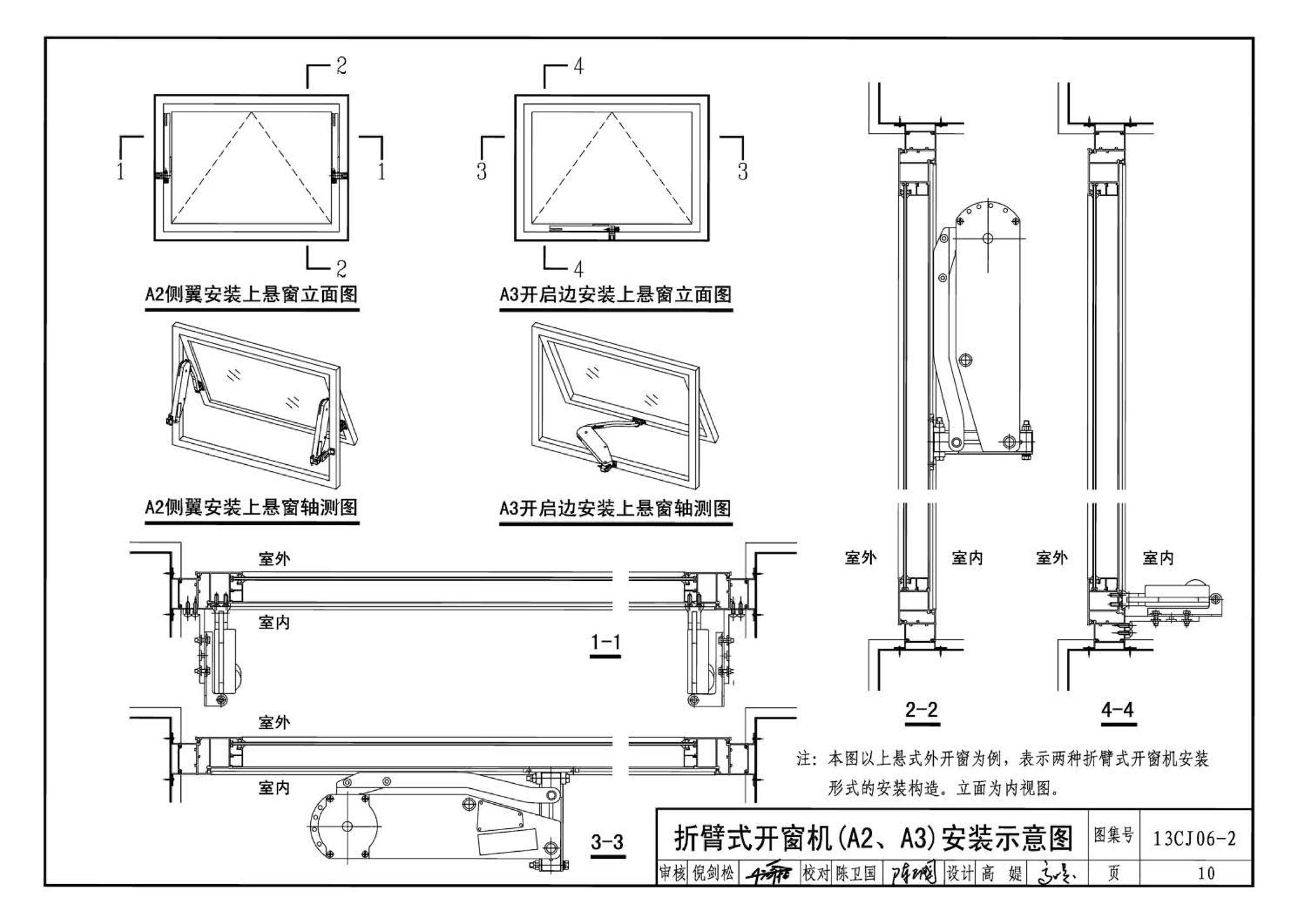 13CJ06-2--开窗机(二)  消防联动智能开窗机（参考图集）