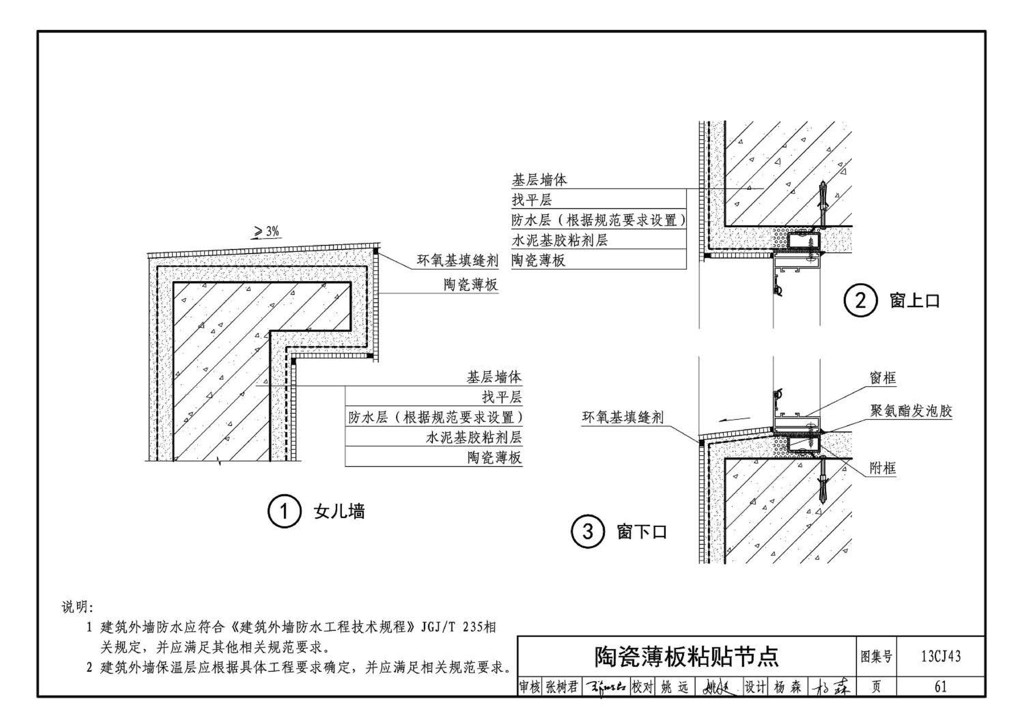 13CJ43--建筑陶瓷薄板和轻质陶瓷板工程应用（幕墙、装修）