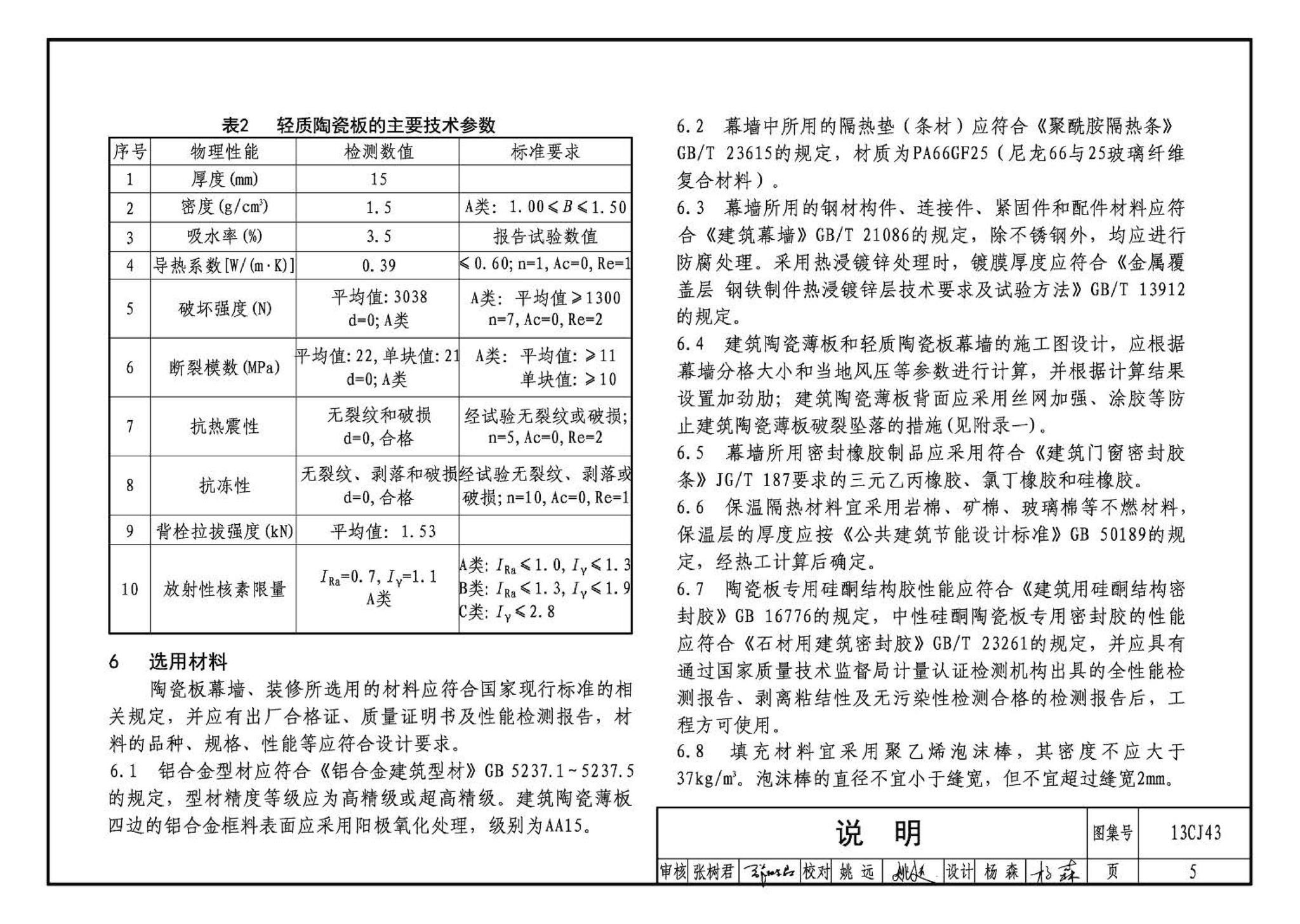 13CJ43--建筑陶瓷薄板和轻质陶瓷板工程应用（幕墙、装修）