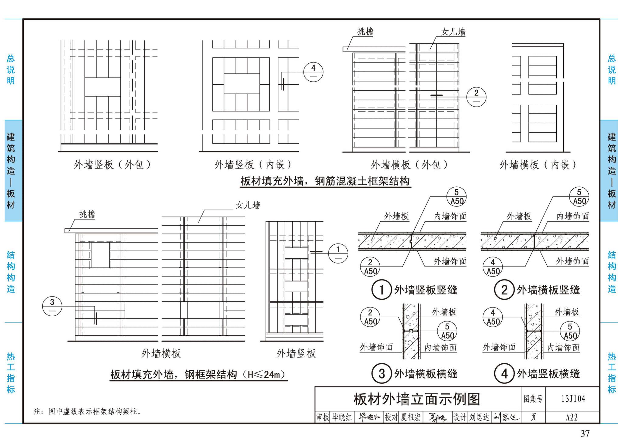 13J104--蒸压加气混凝土砌块、板材构造