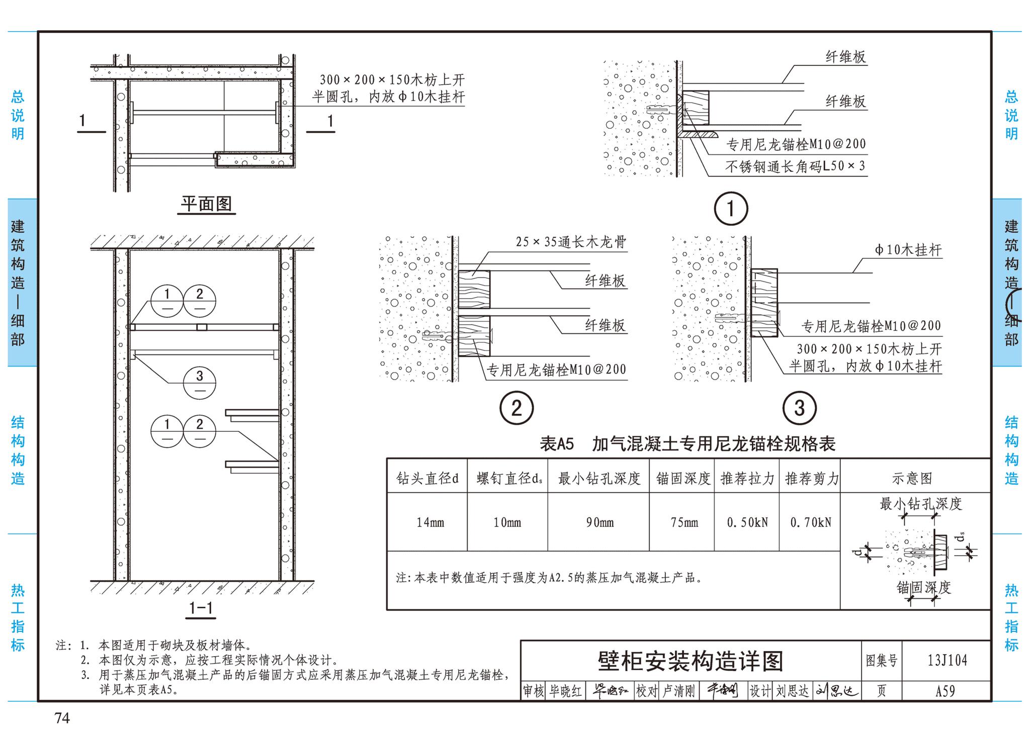 13J104--蒸压加气混凝土砌块、板材构造